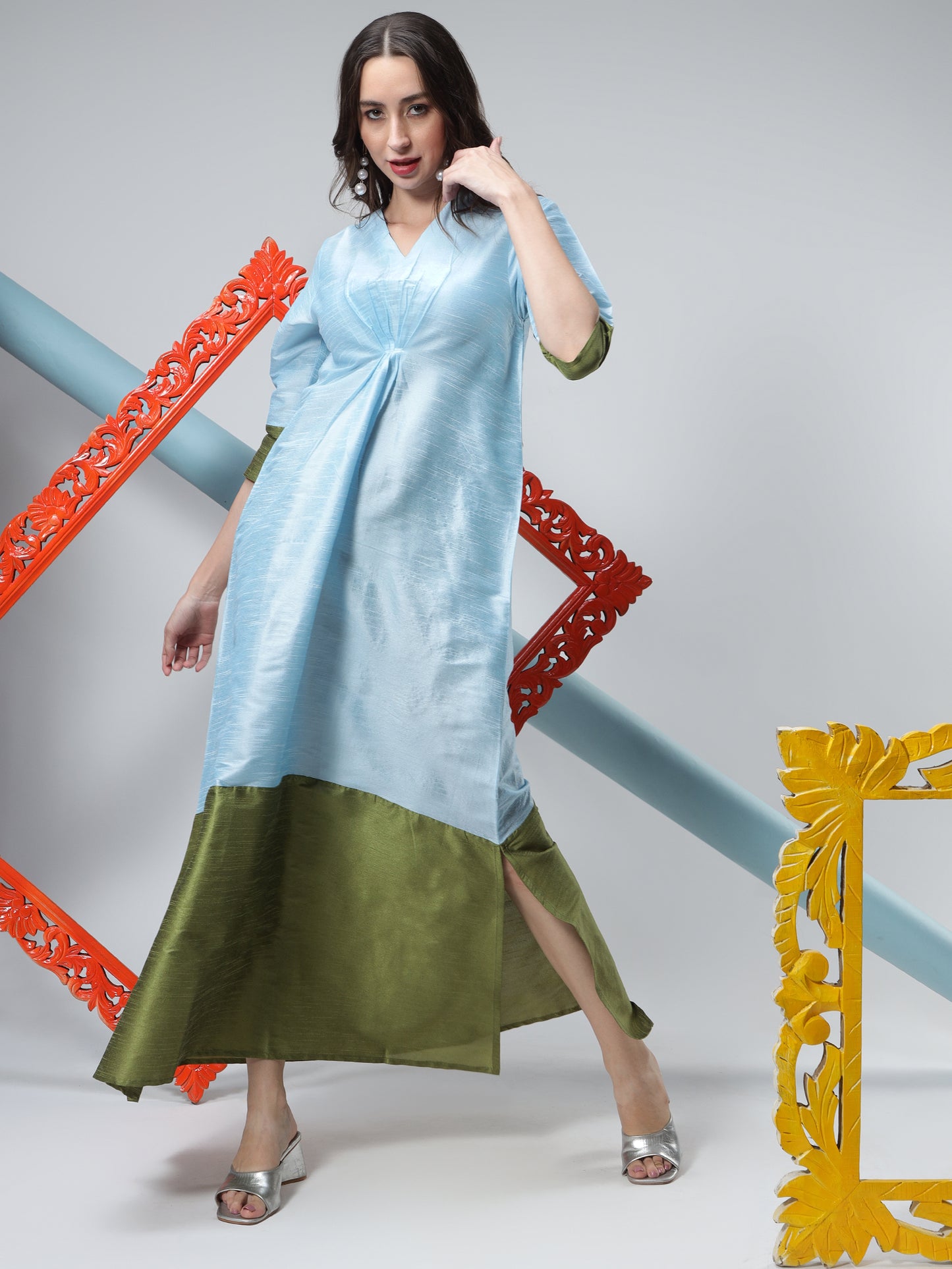 Enigma kaftan style long dress