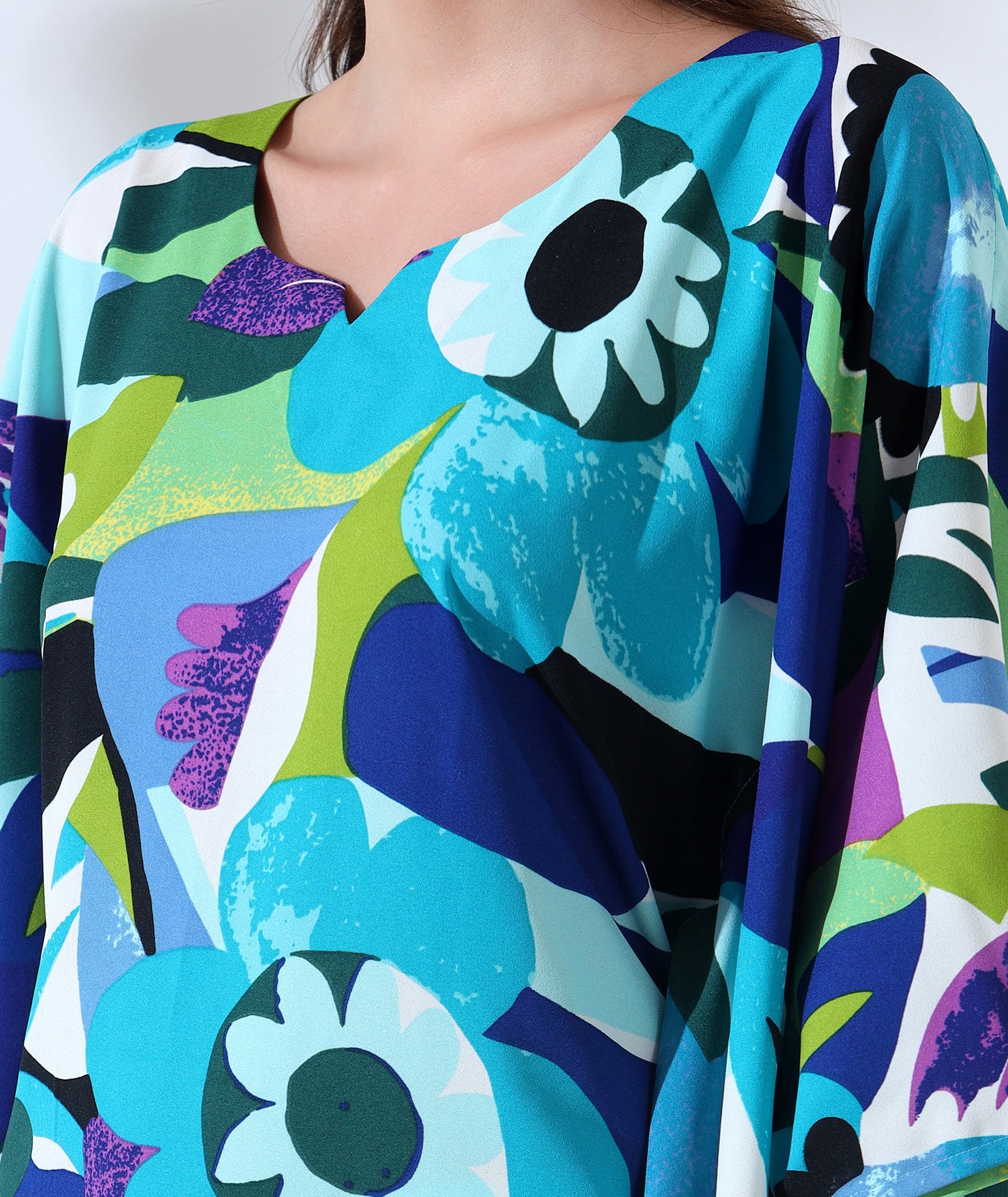 Tropical Tropes Kaftan Style Suit- Set of 2