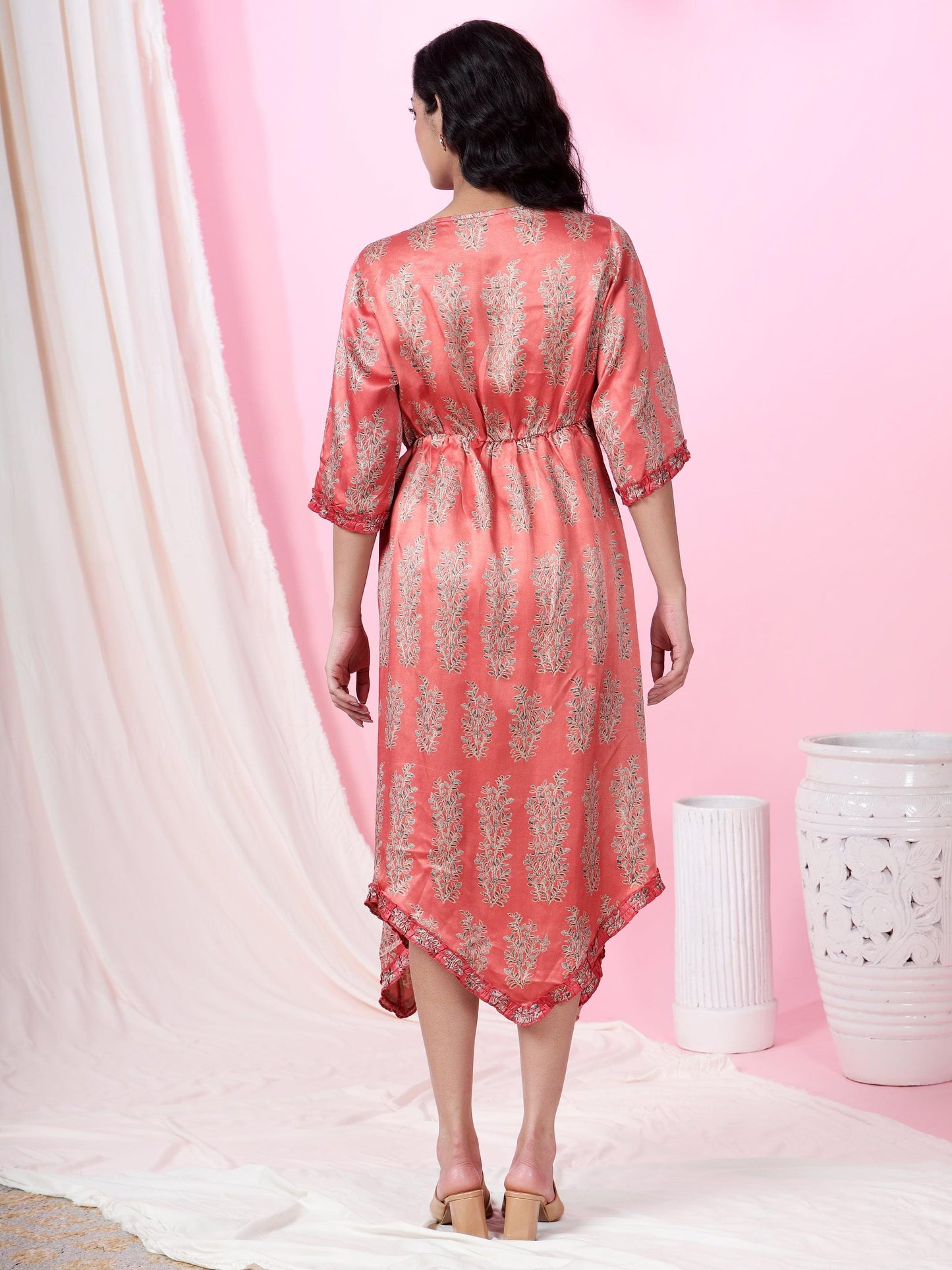 Gypsy Goddess Printed Rayon Dress