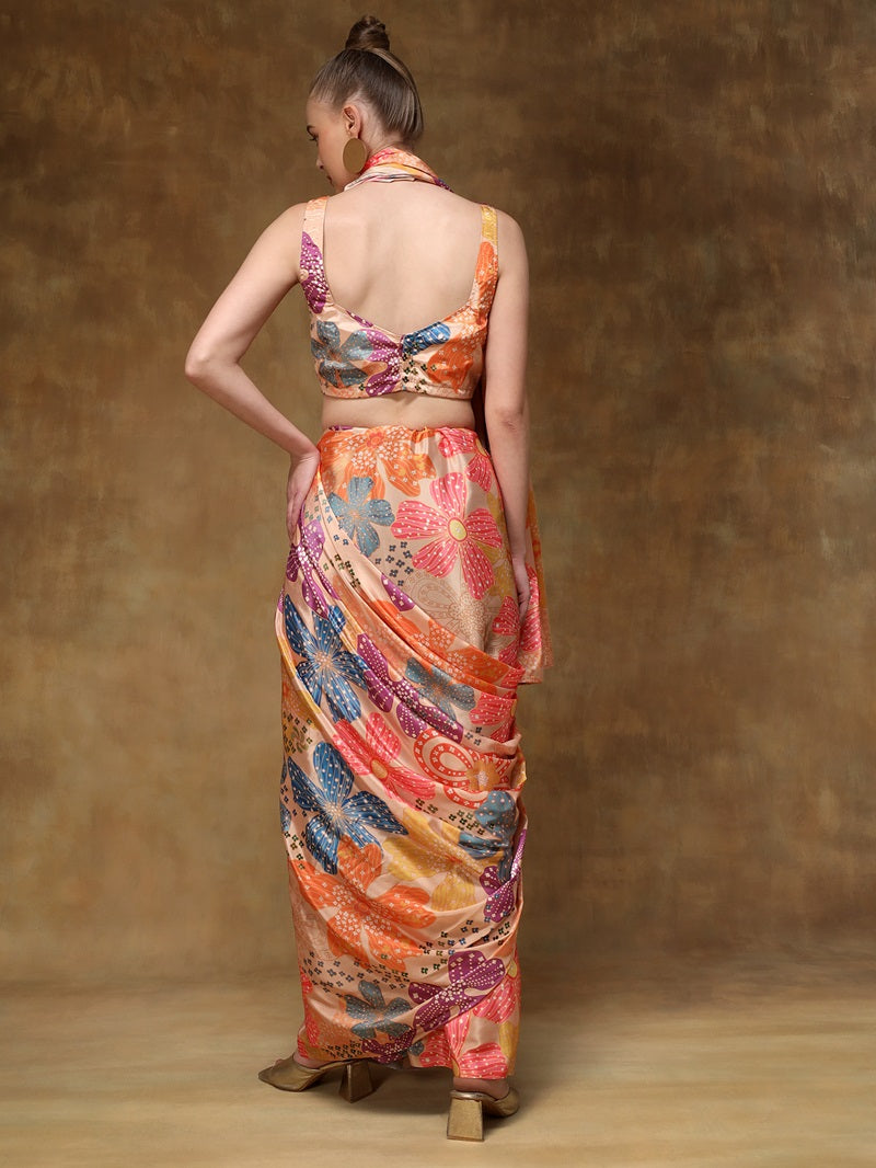 Exquisite elegance stitched saree