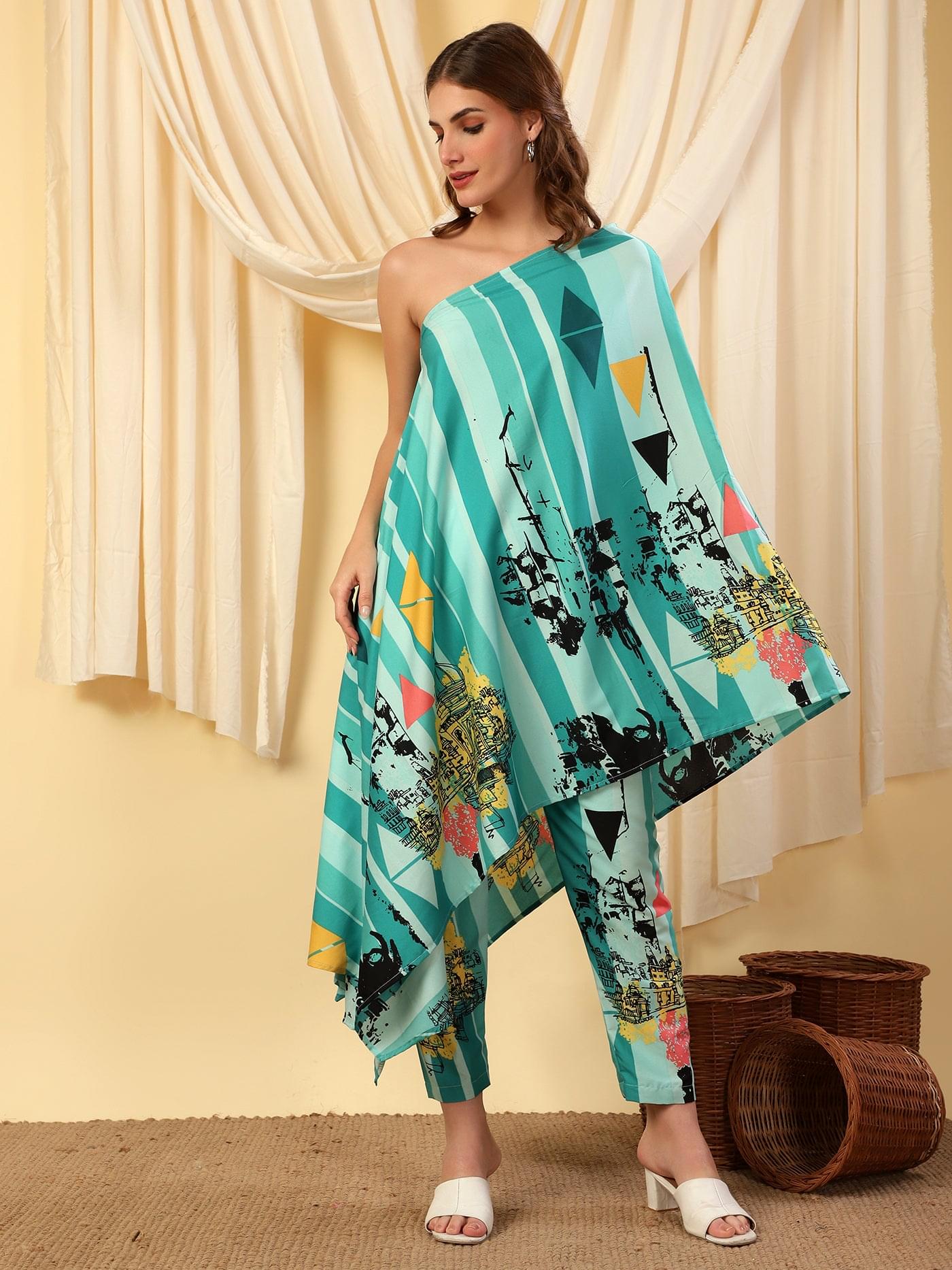 Island Paradise Kaftan Style Coord Set
