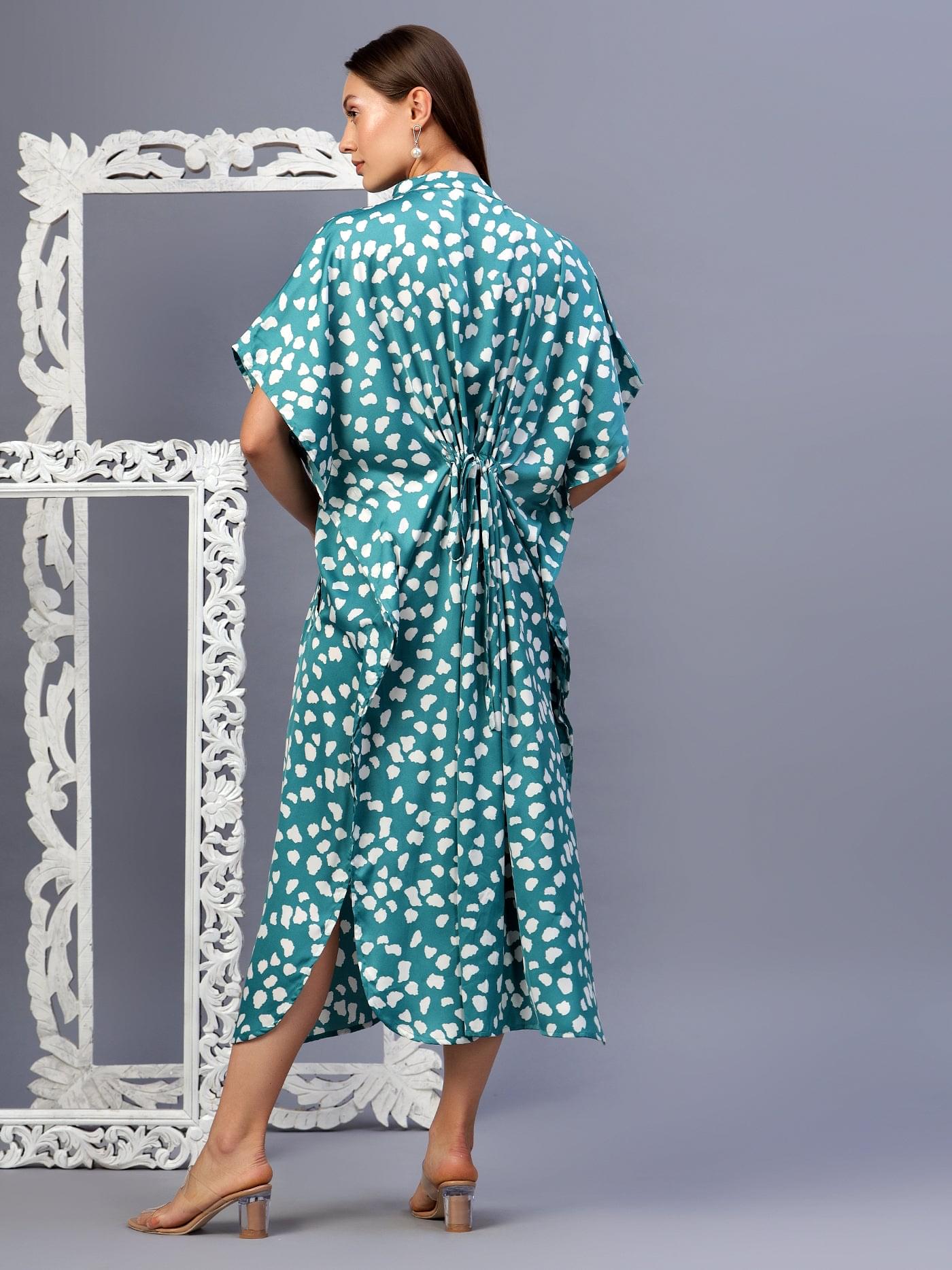 Sahara Sands Printed Kaftan Long Dress