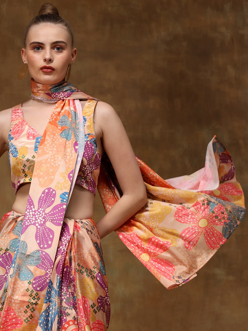 Exquisite elegance stitched saree