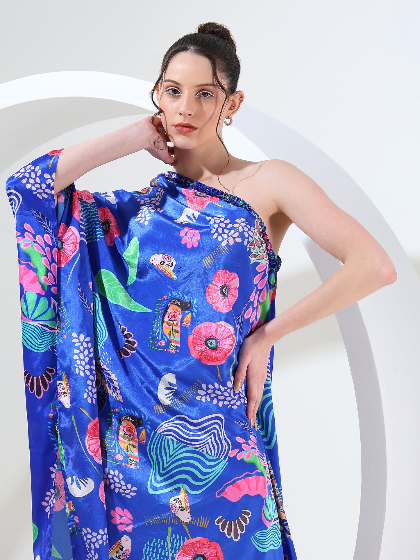 Fashionista one shoulder Coord suit set of 2