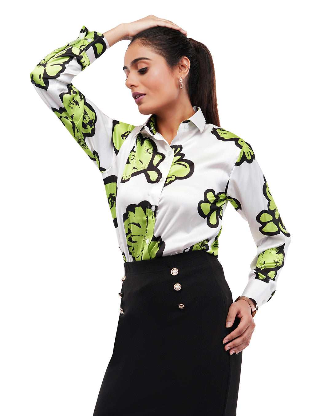 HOK - Green spread casaul shirt
