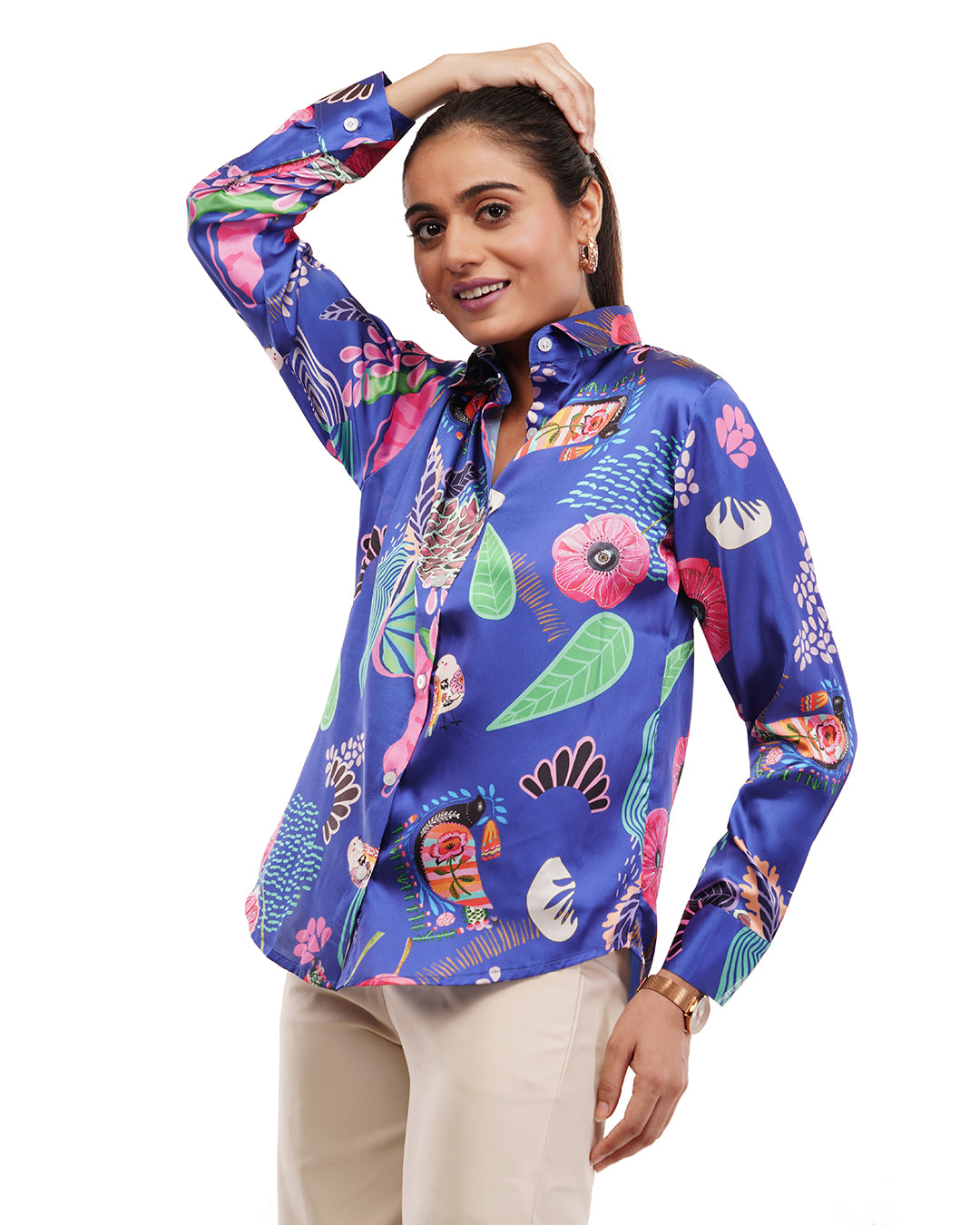 HOK Floral print casual shirt