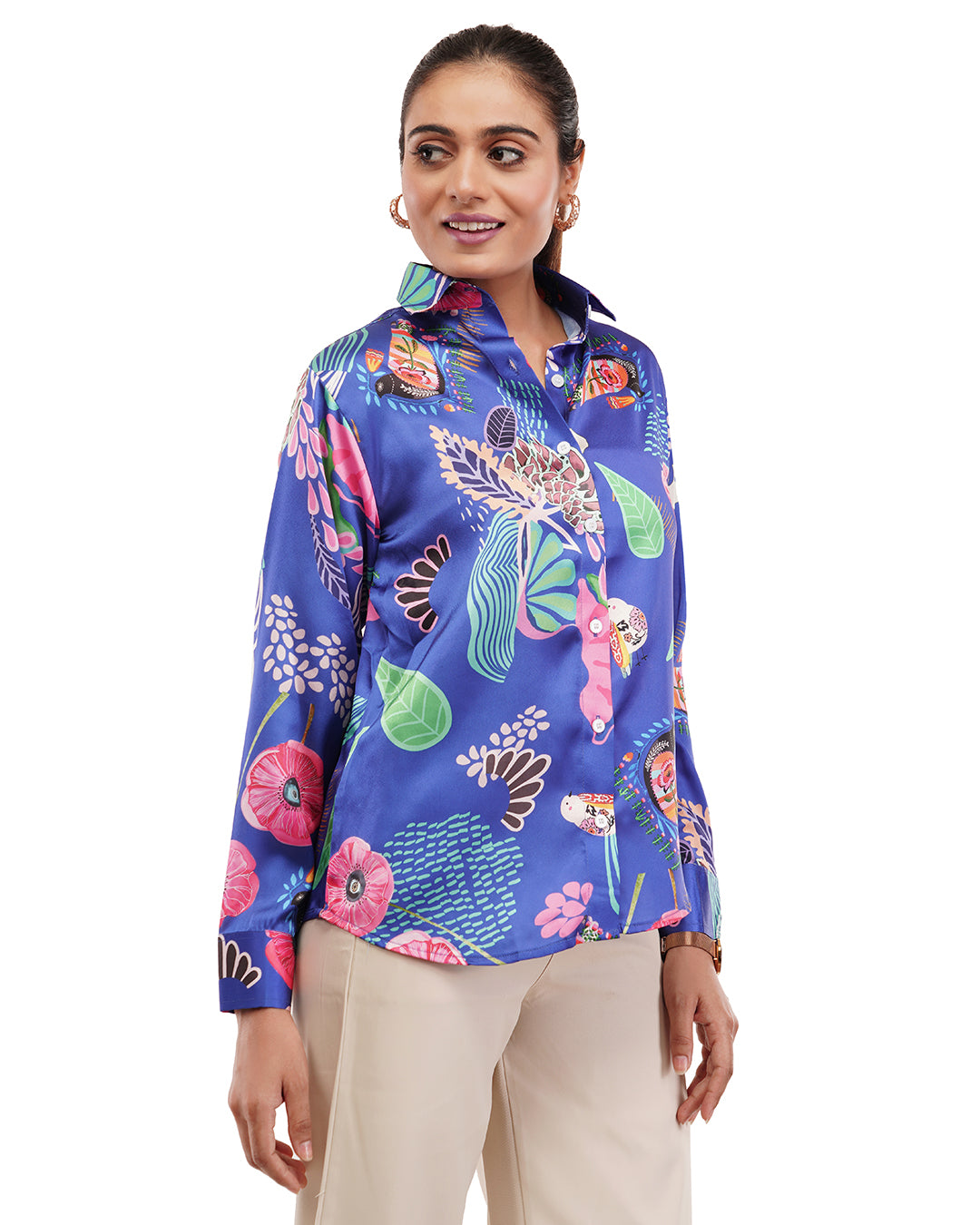 HOK Floral print casual shirt