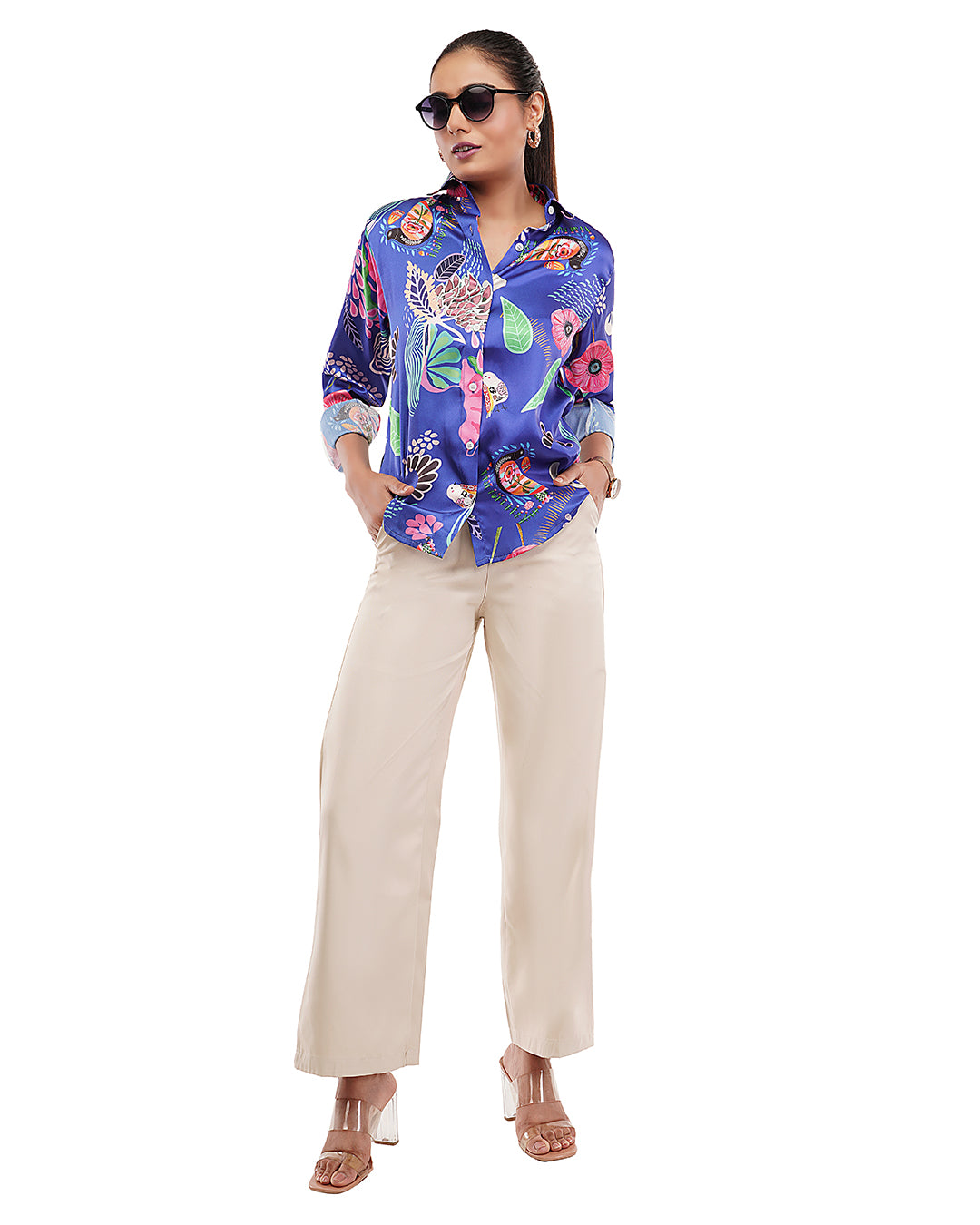 HOK Floral print casual shirt