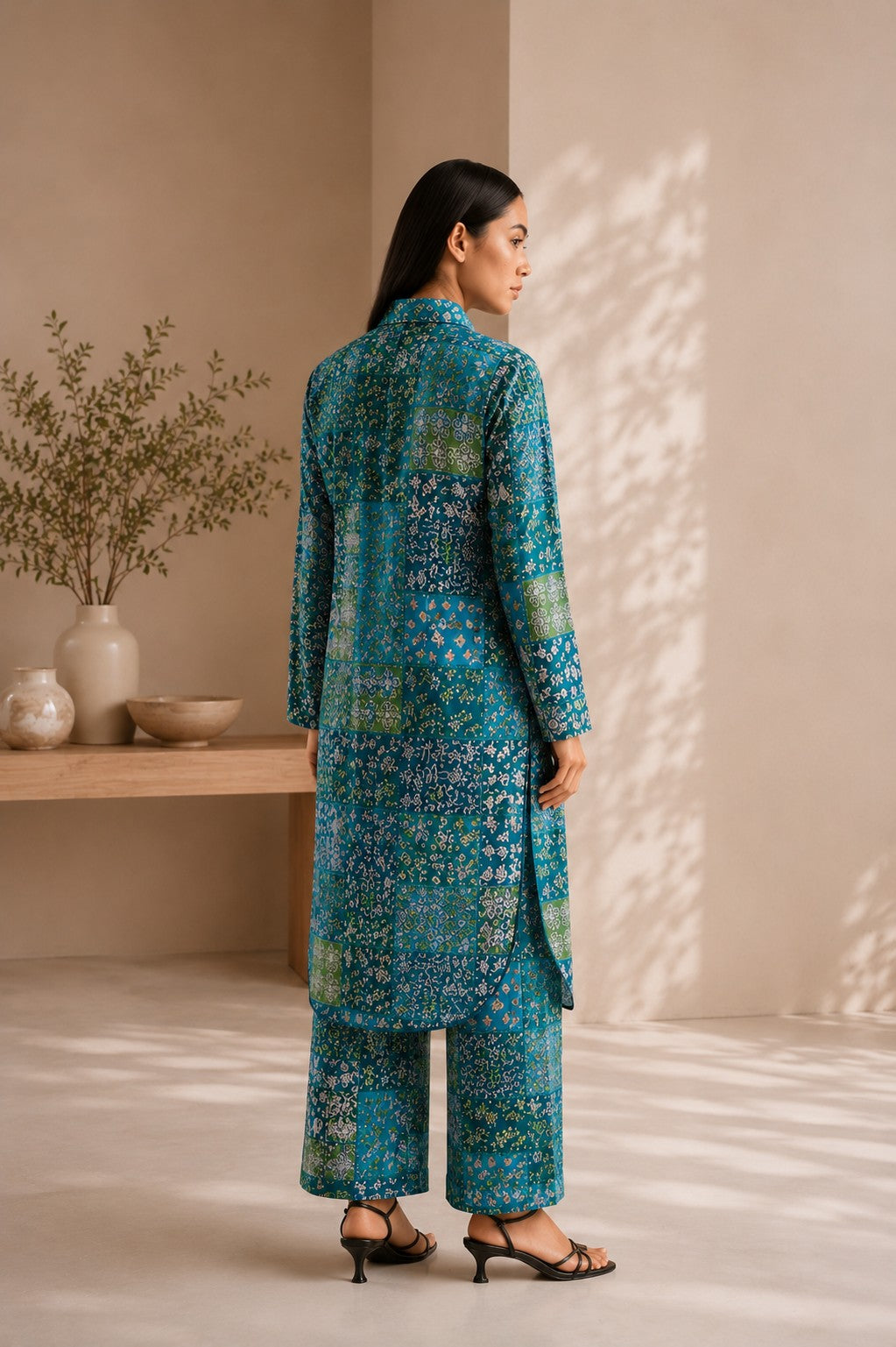 Meadow Mosaic Pure Muslin Coord Set