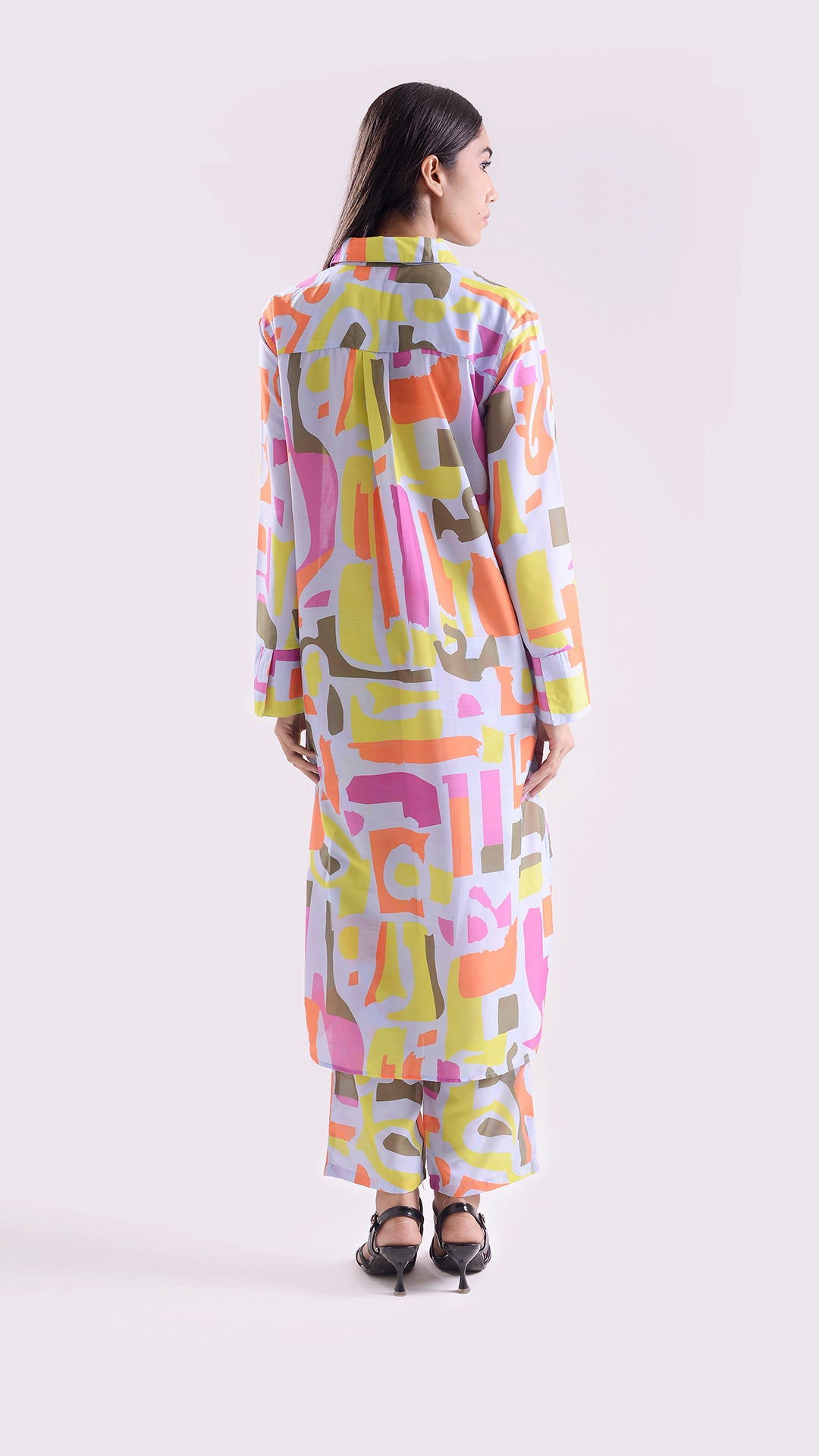Coral Cave Coord set Long shirt style set of 2