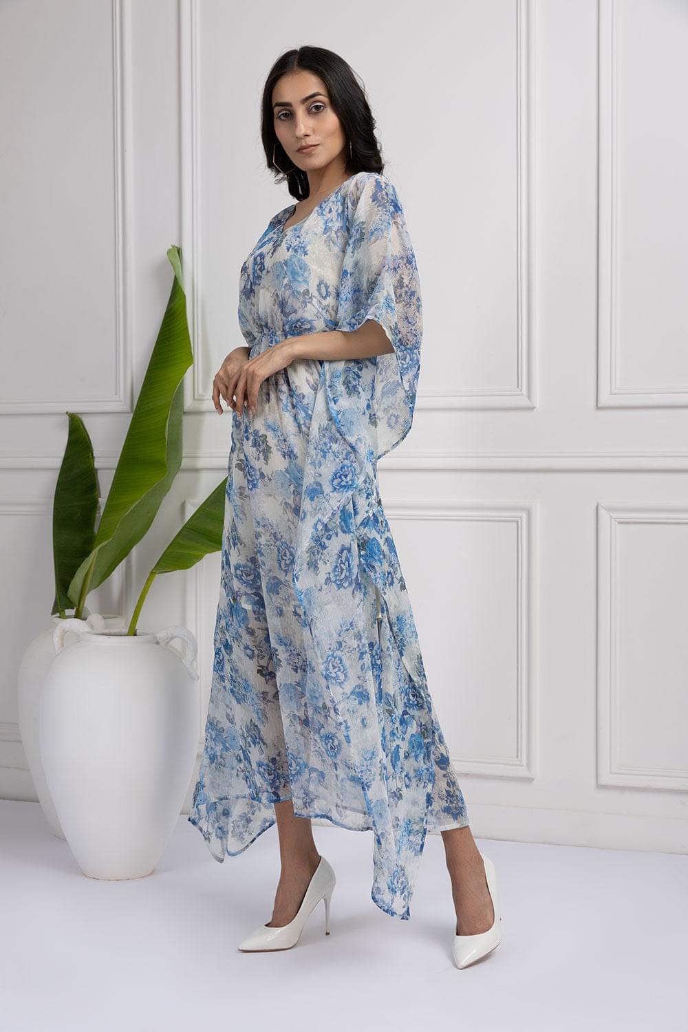 Oceanic Oasis Long Kaftan