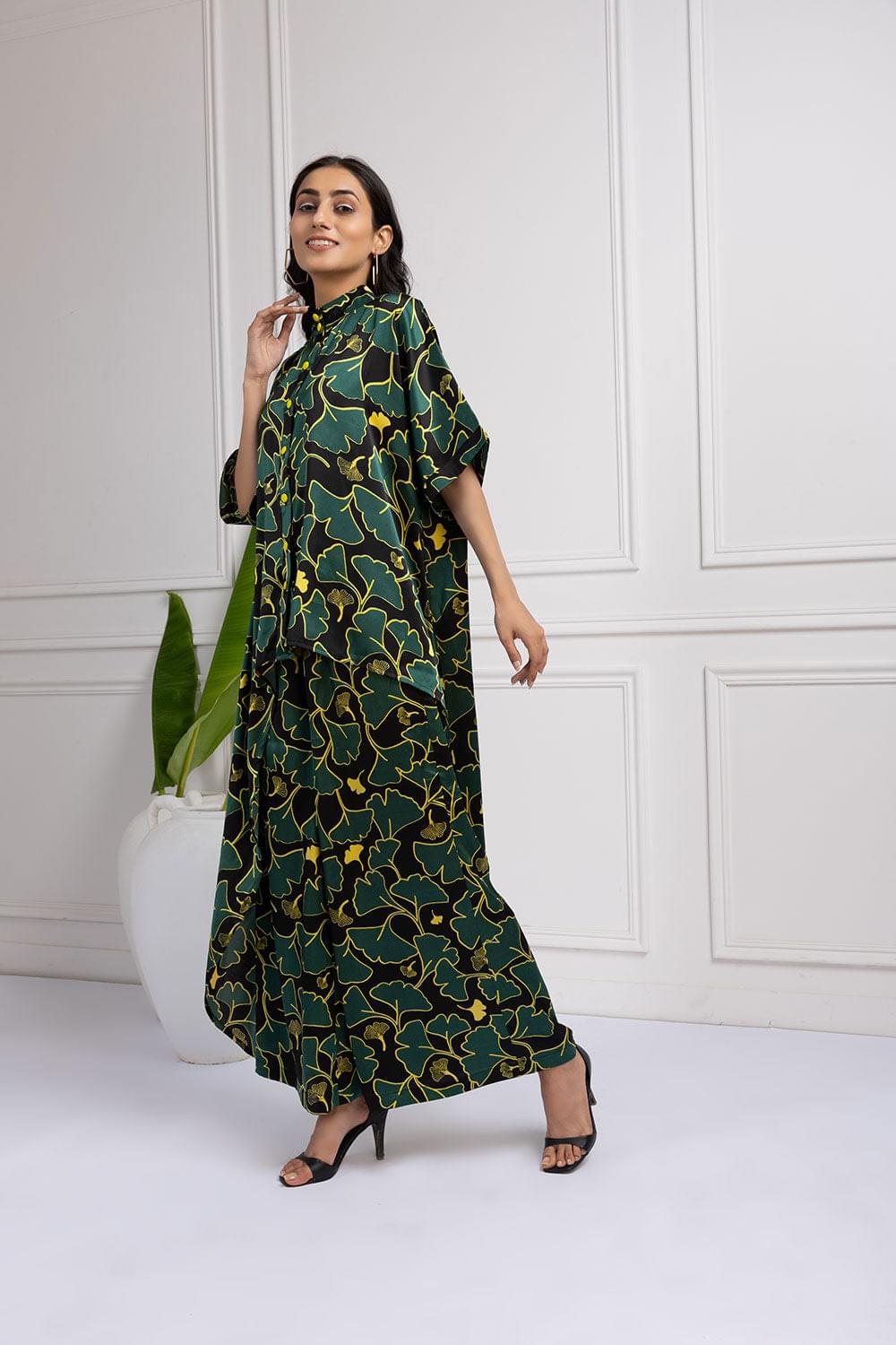 Lemon Zest Kaftan Style Coord Set