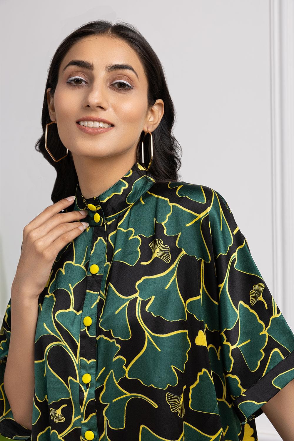 Lemon Zest Kaftan Style Coord Set