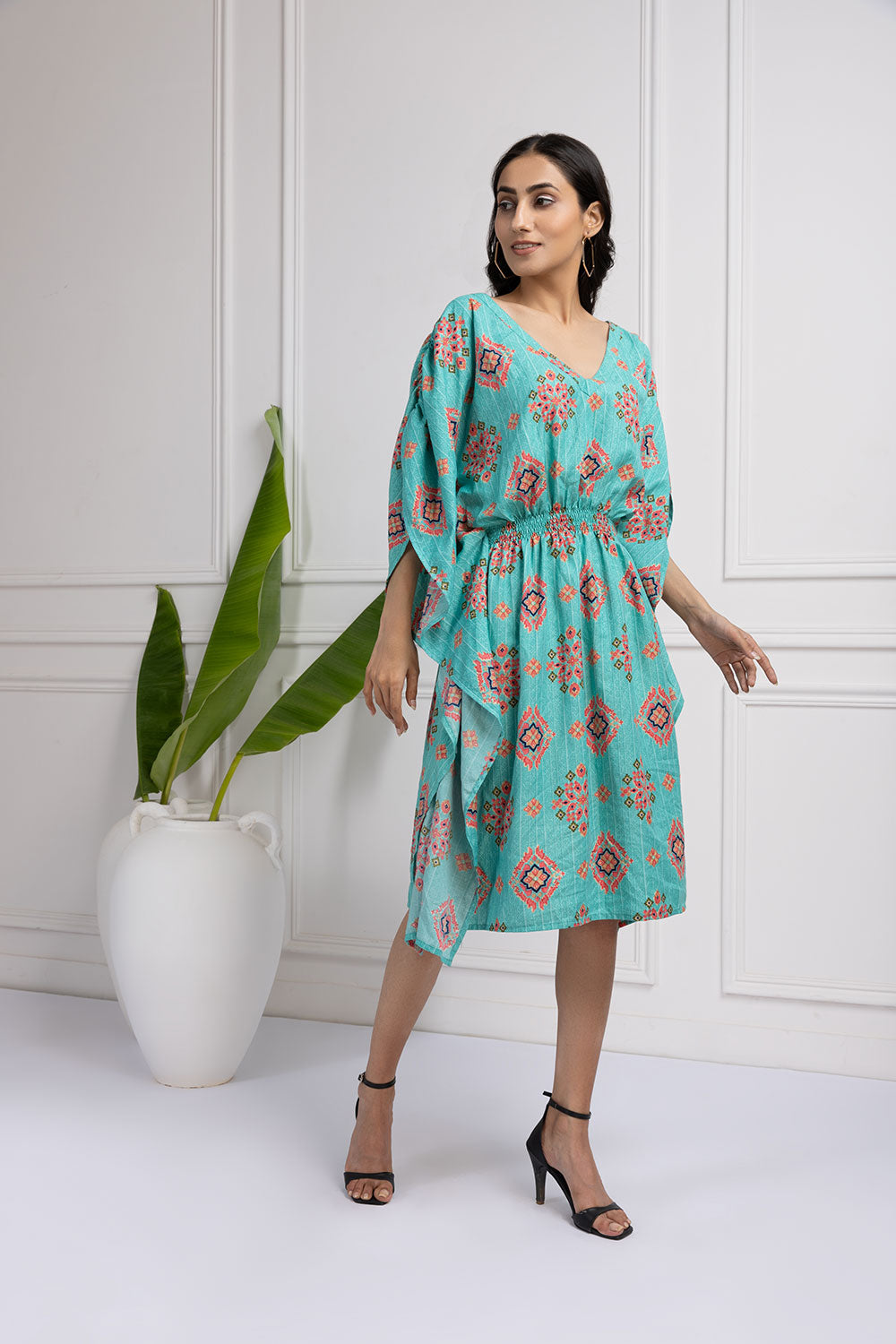 Sorbet Dreams Kaftan Printed Dress