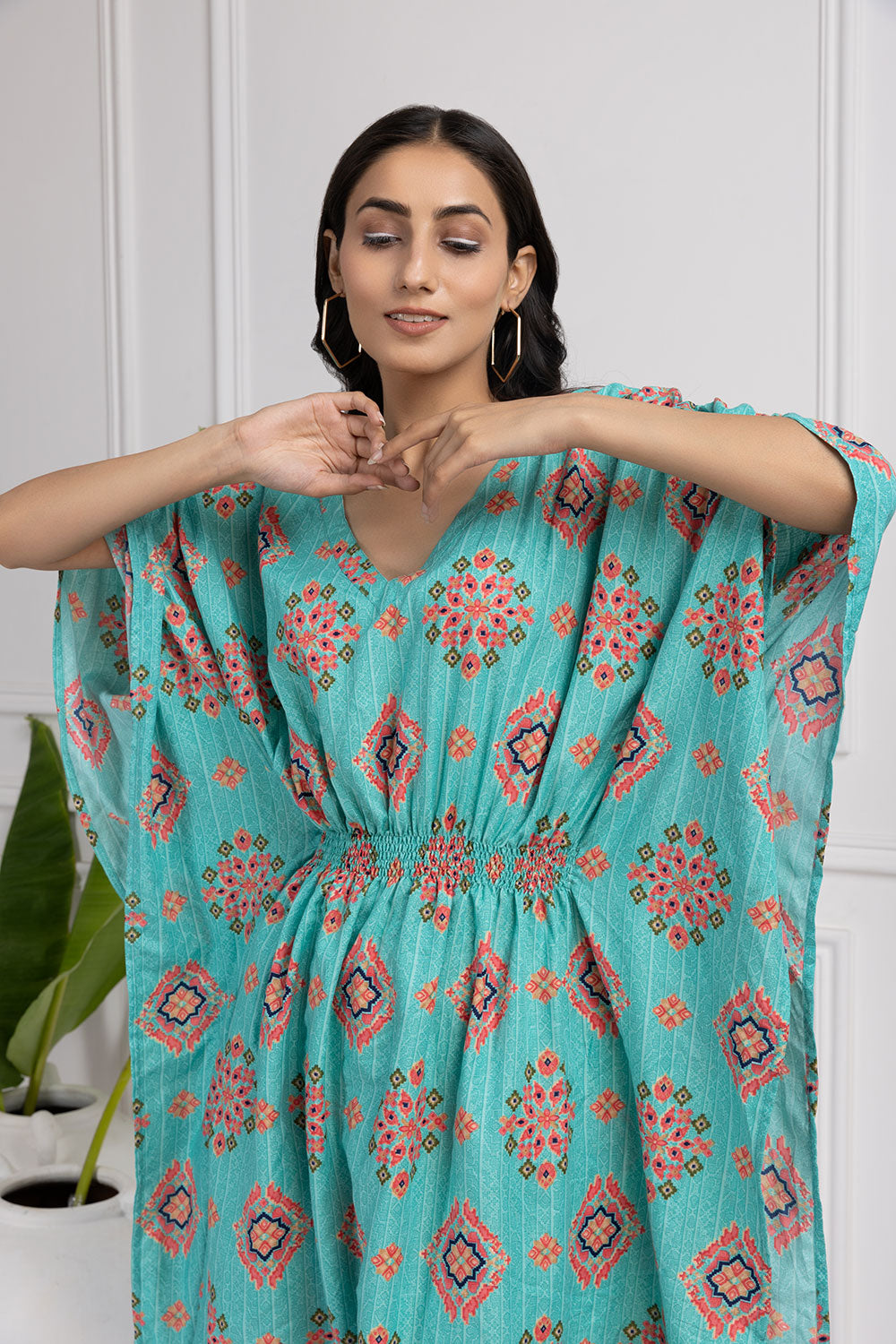 Sorbet Dreams Kaftan Printed Dress