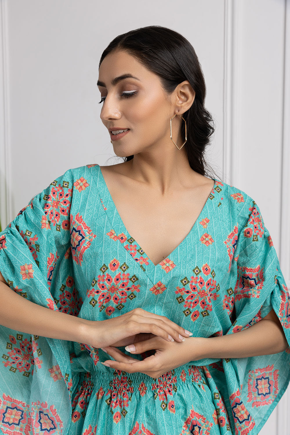 Sorbet Dreams Kaftan Printed Dress