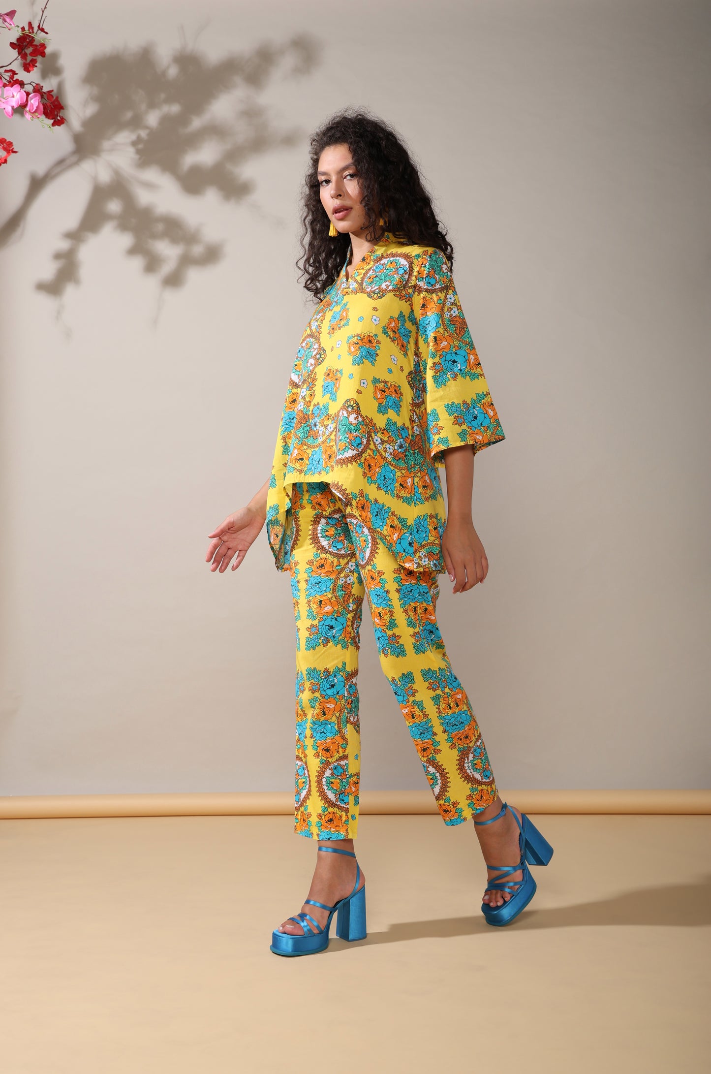Trendy tandems printed poplin coord set of 2