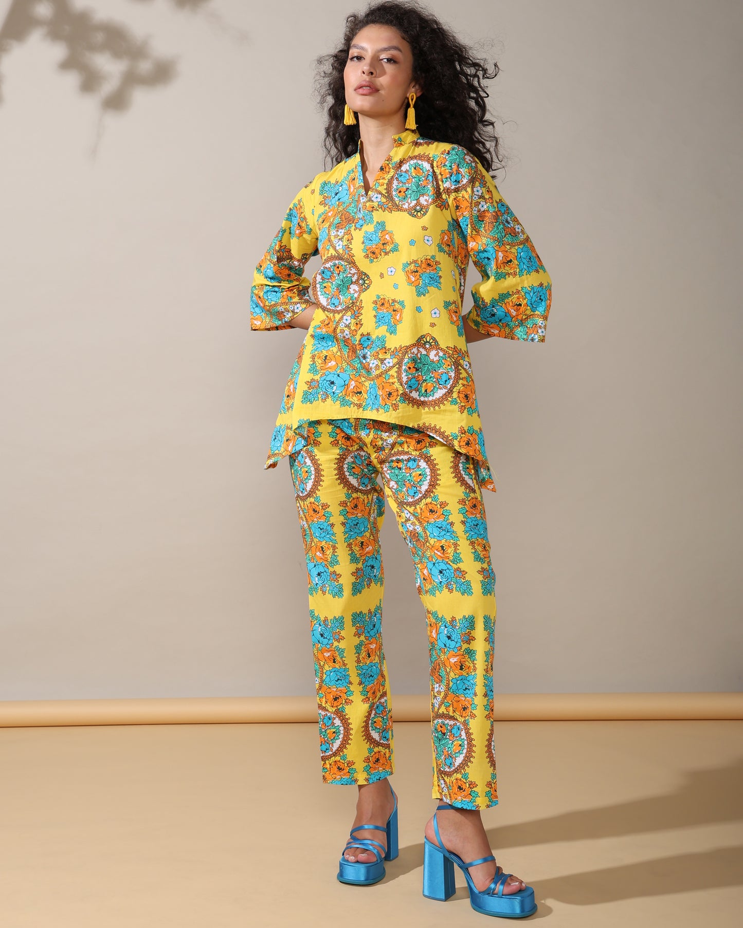 Trendy tandems printed poplin coord set of 2