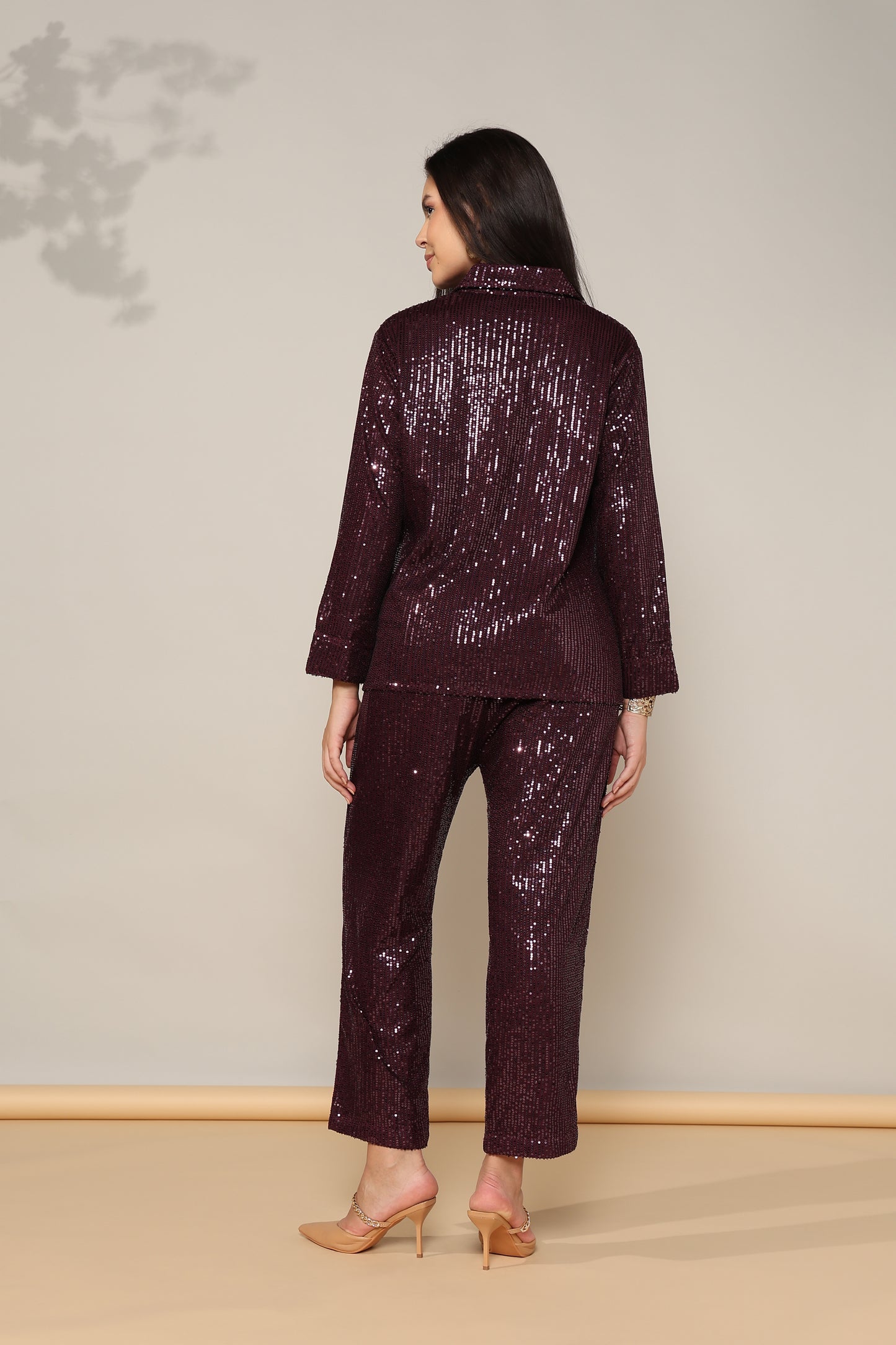 Deep Purple sequin Coord set
