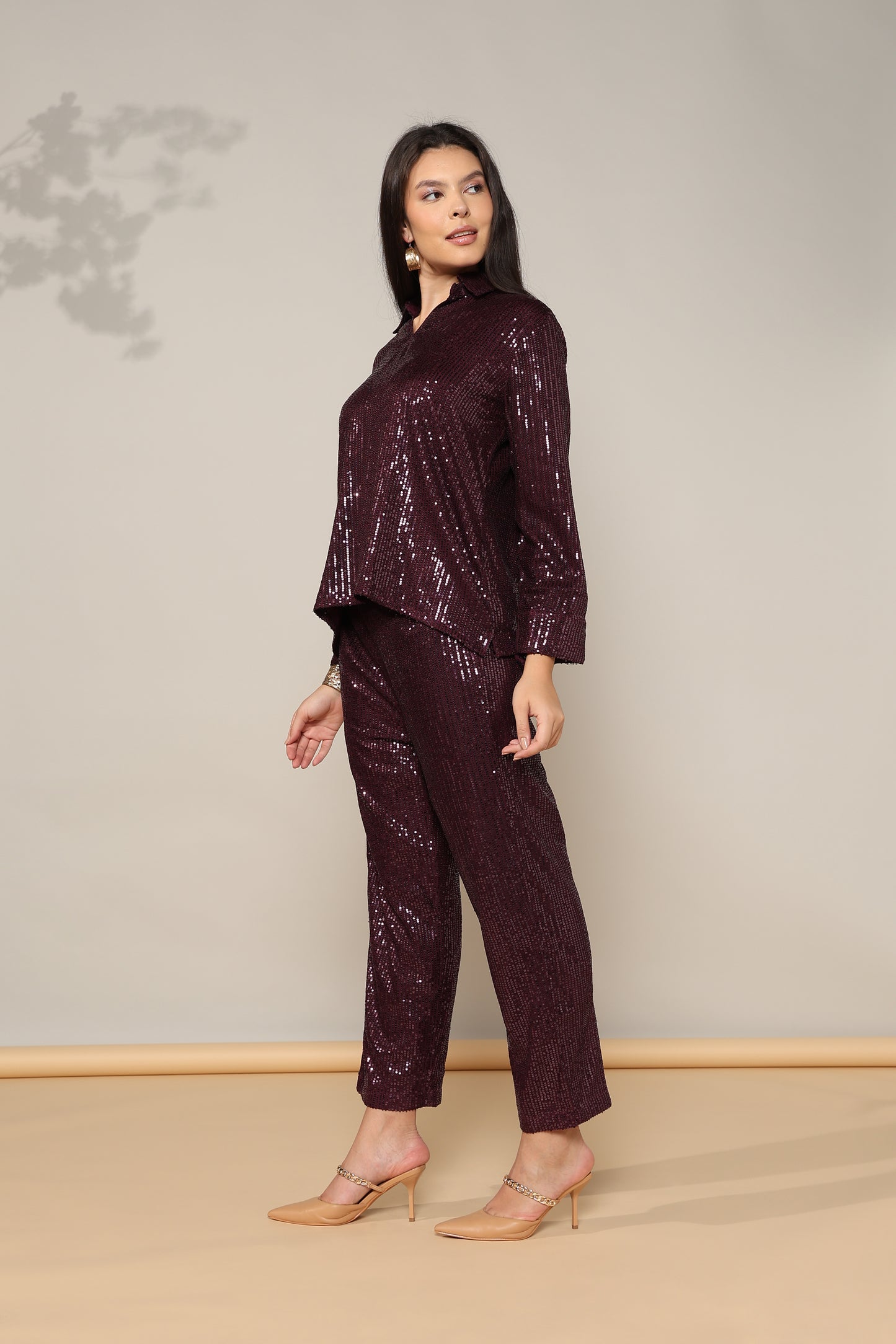 Deep Purple sequin Coord set