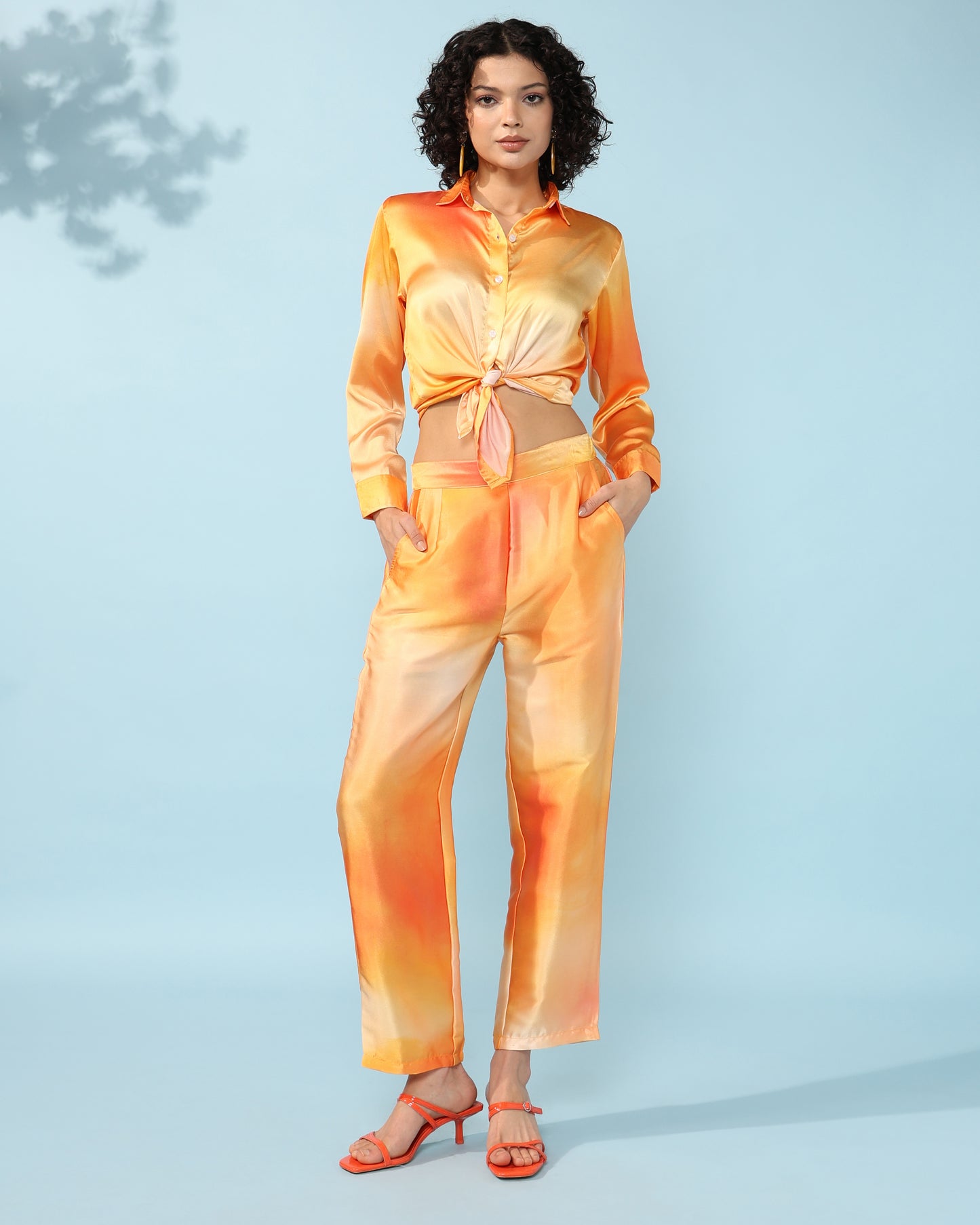 Abstract multicolour Printed Modal Co-ord Set- Set of 2