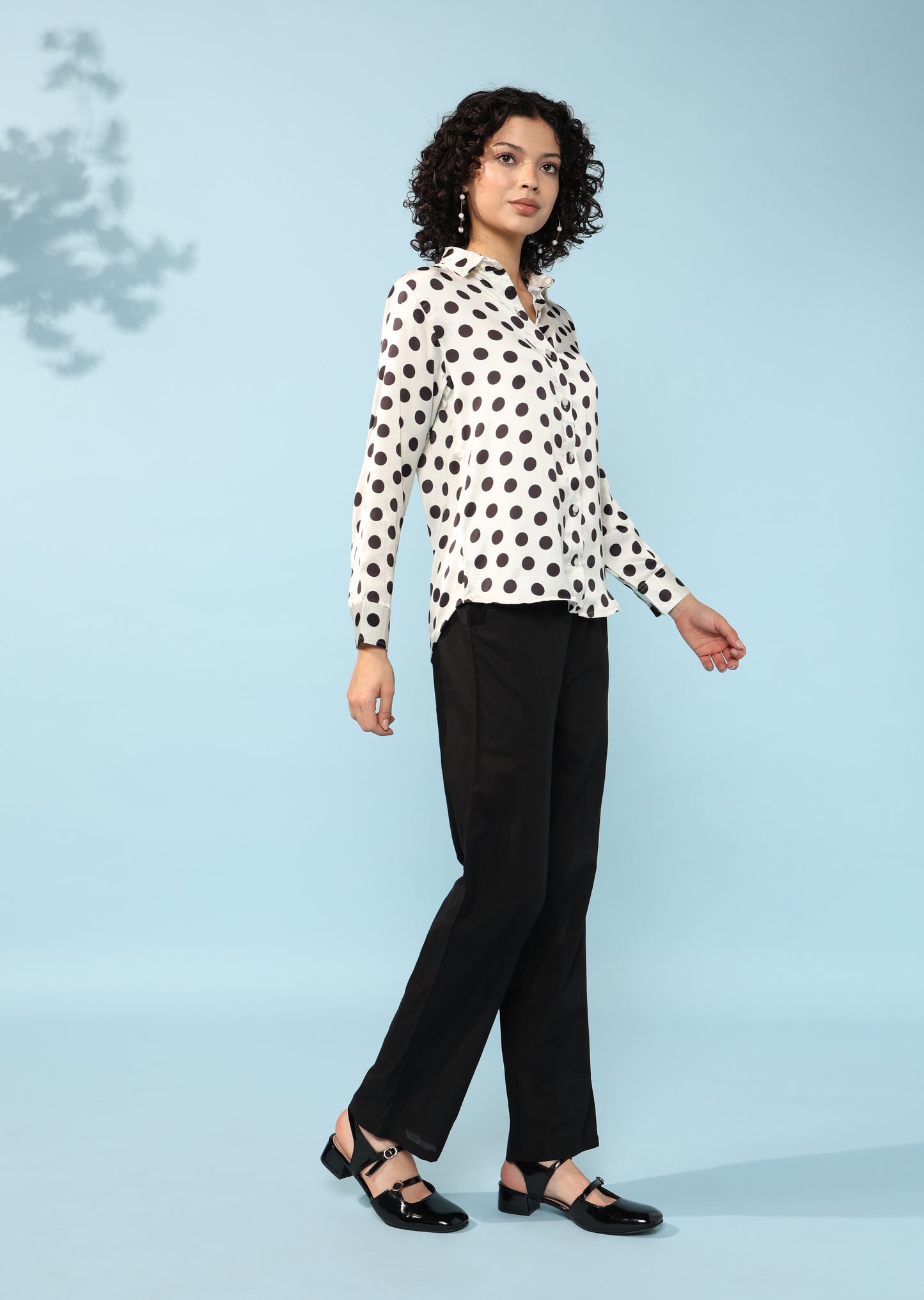 Polka dot Printed Modal Co-ord Set- Set of 2
