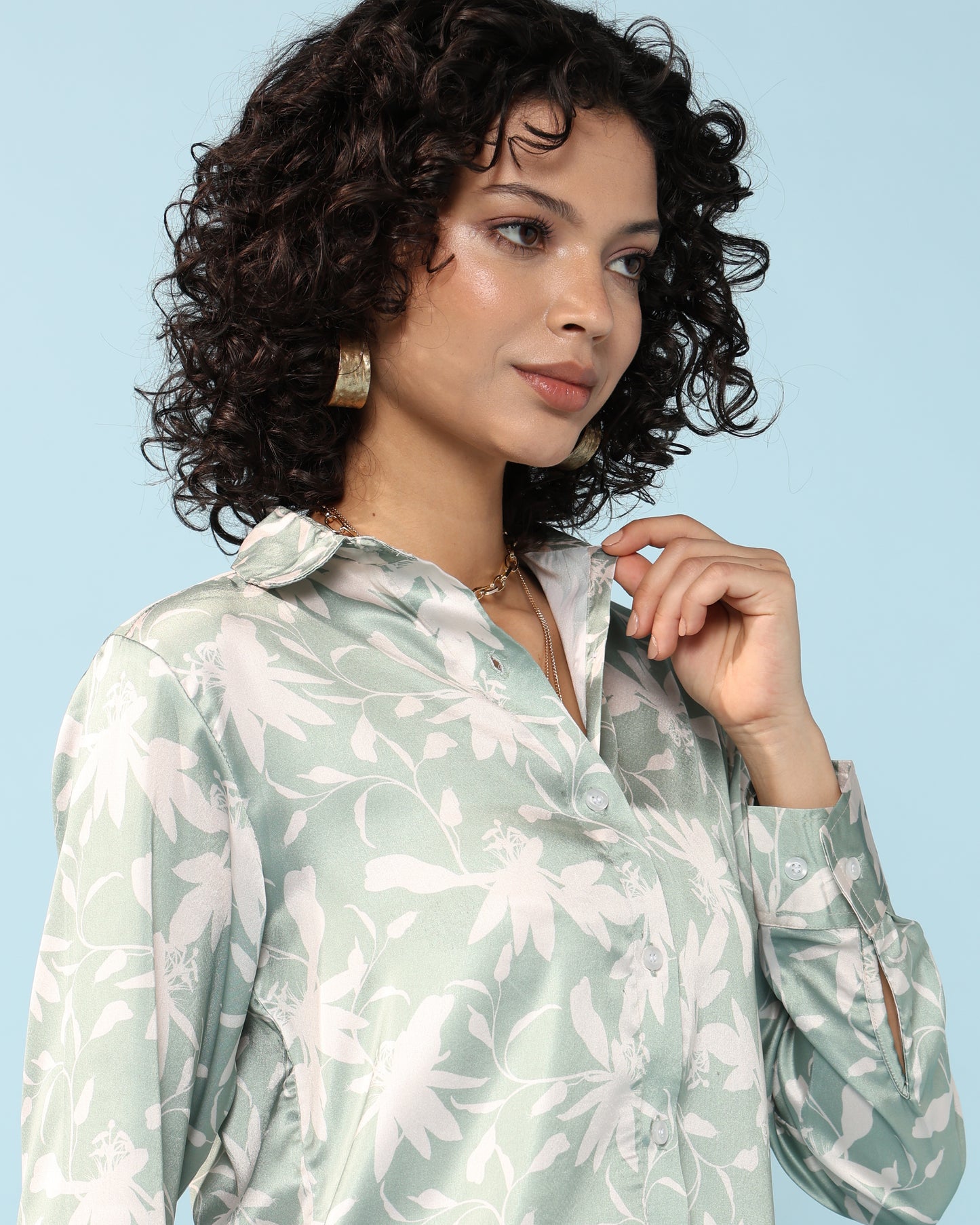 Light multicolour Printed Modal Co-ord Set- Set of 2