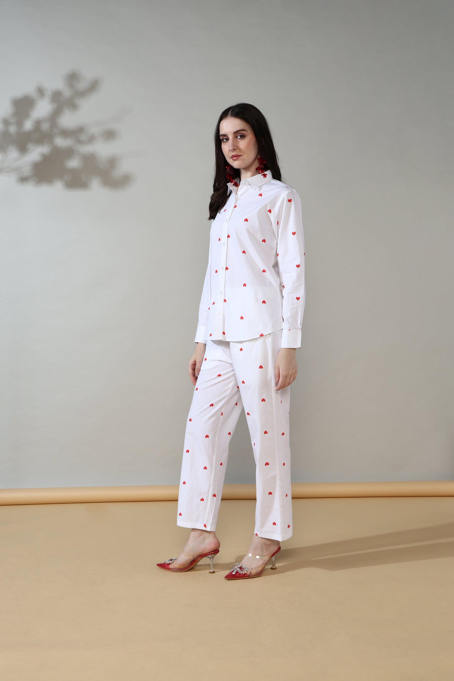 Blue Mirage Pure Poplin Cotton Co-ord Set of 2