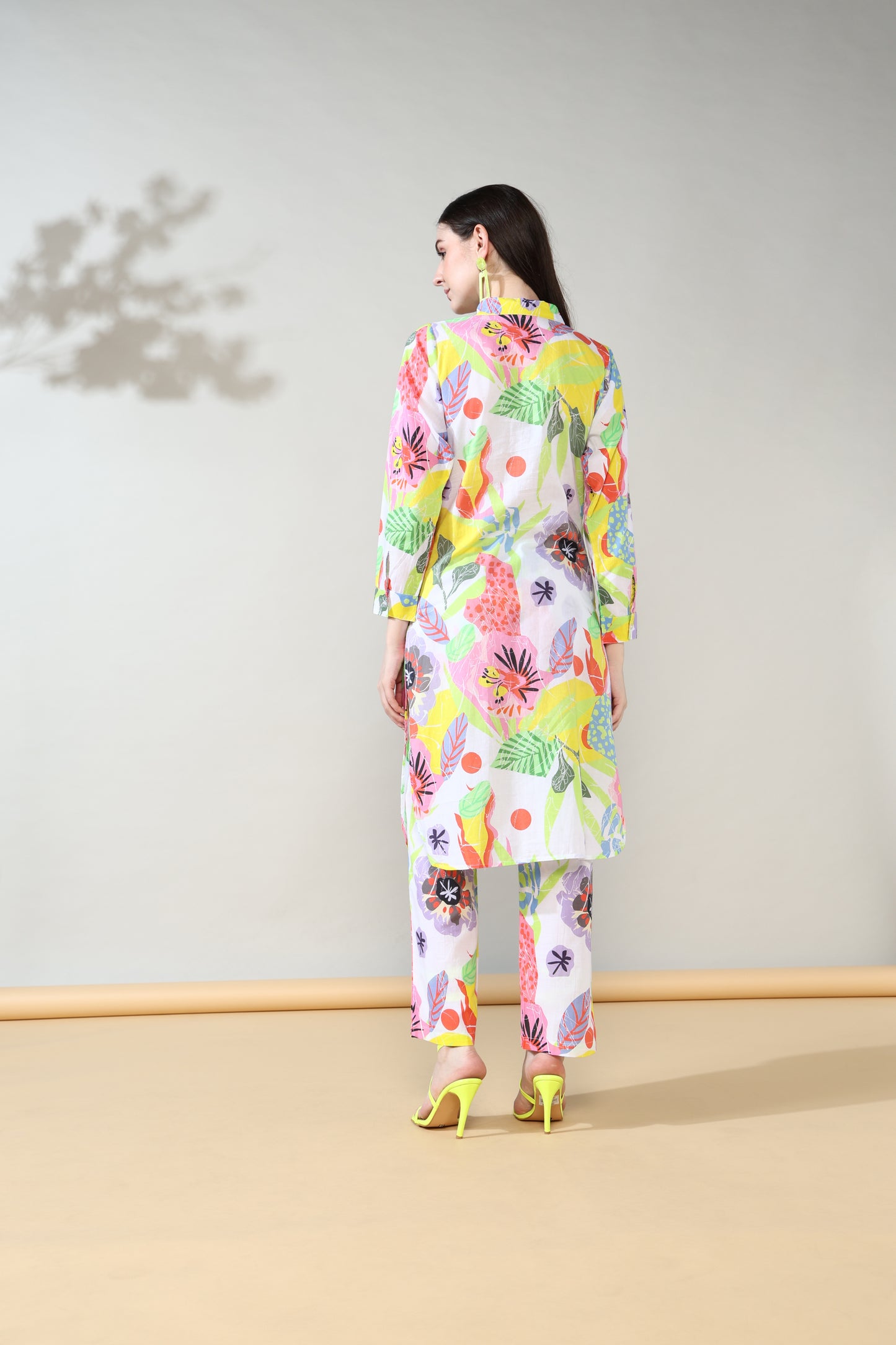 Tropical Teal Lounge Pure Cotton Suit set of 2