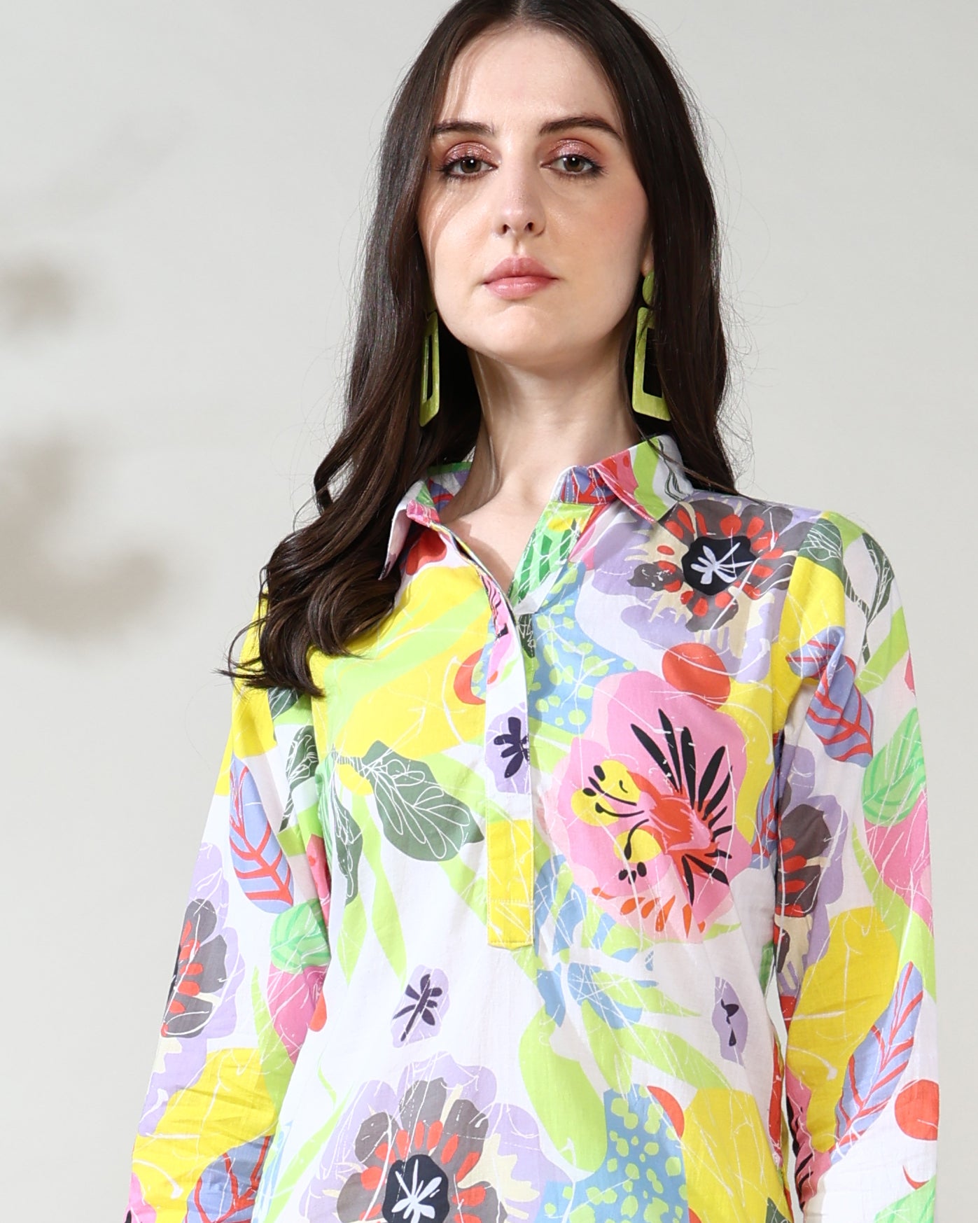 Tropical Teal Lounge Pure Cotton Suit set of 2