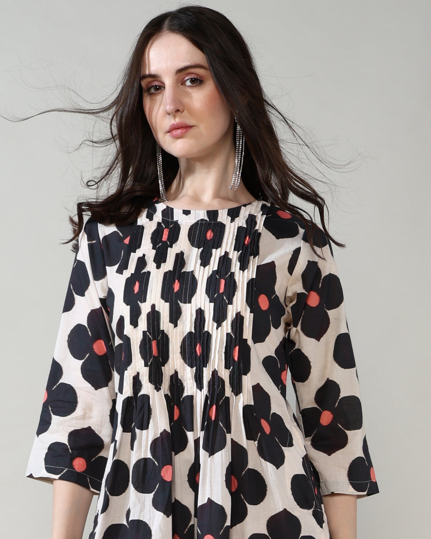 Boho Blossom Pure Cotton Suit Set of 2