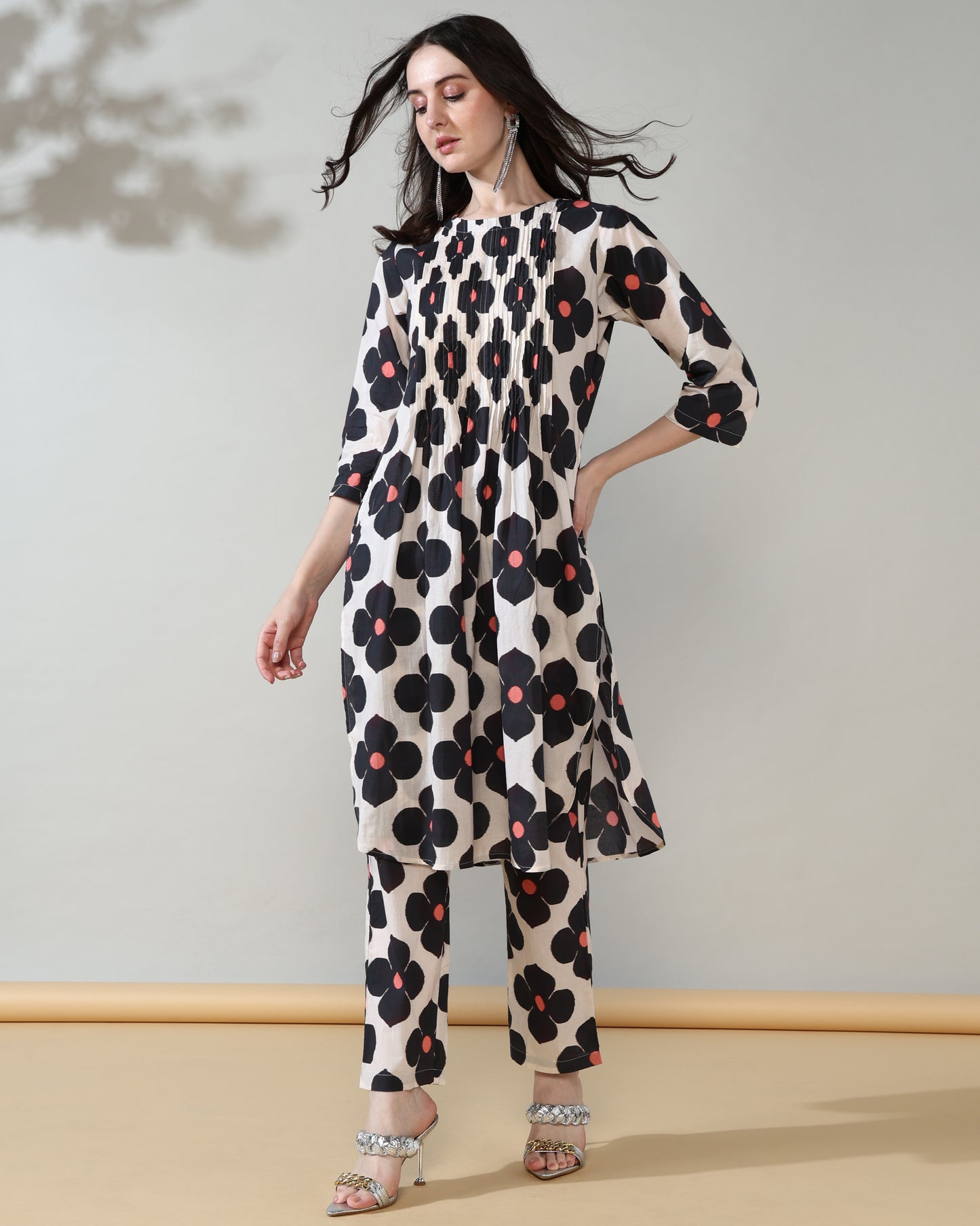 Boho Blossom Pure Cotton Suit Set of 2