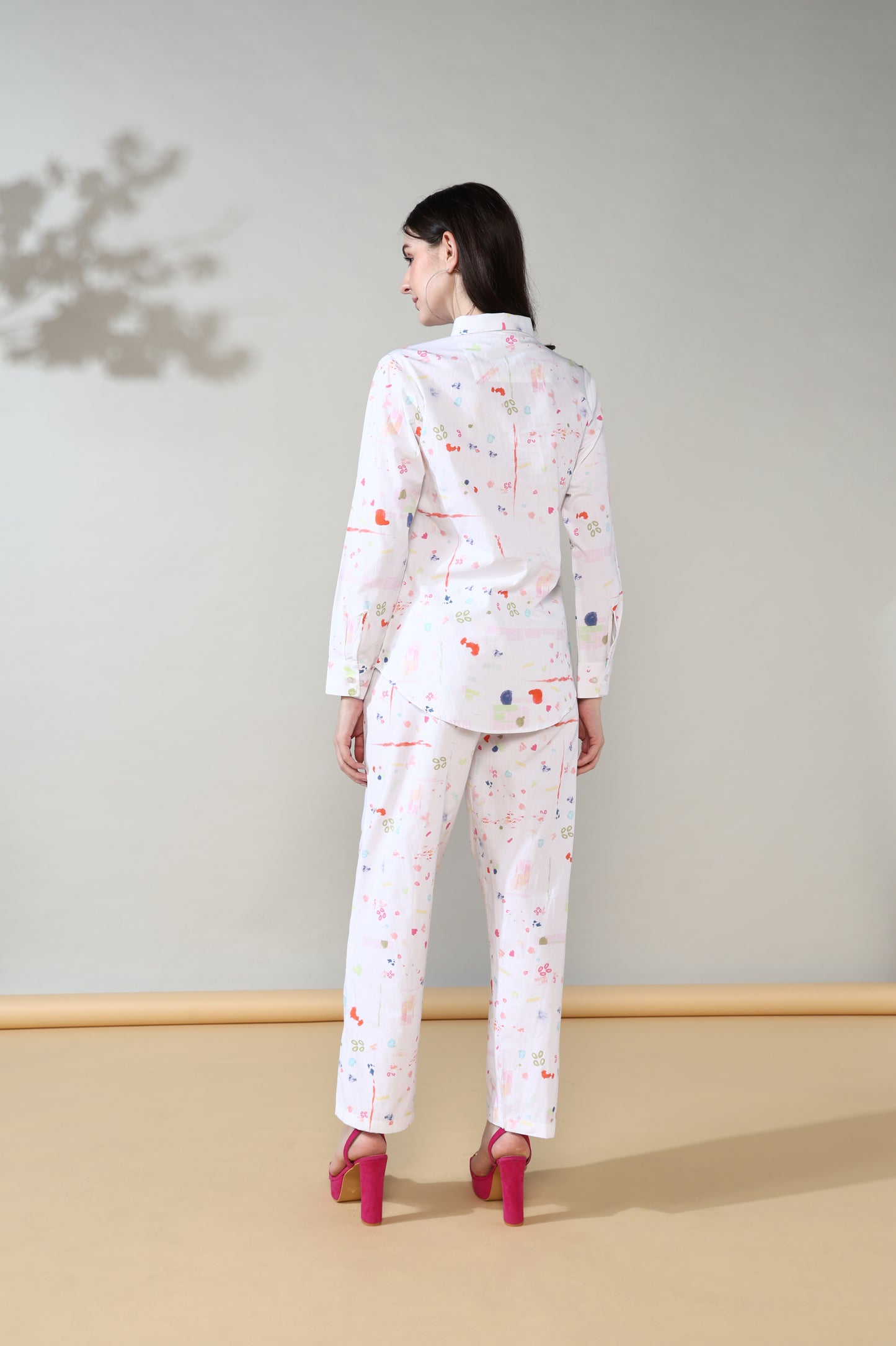 Elegant Summer Pure Cotton Poplin Co-ord Set of 2