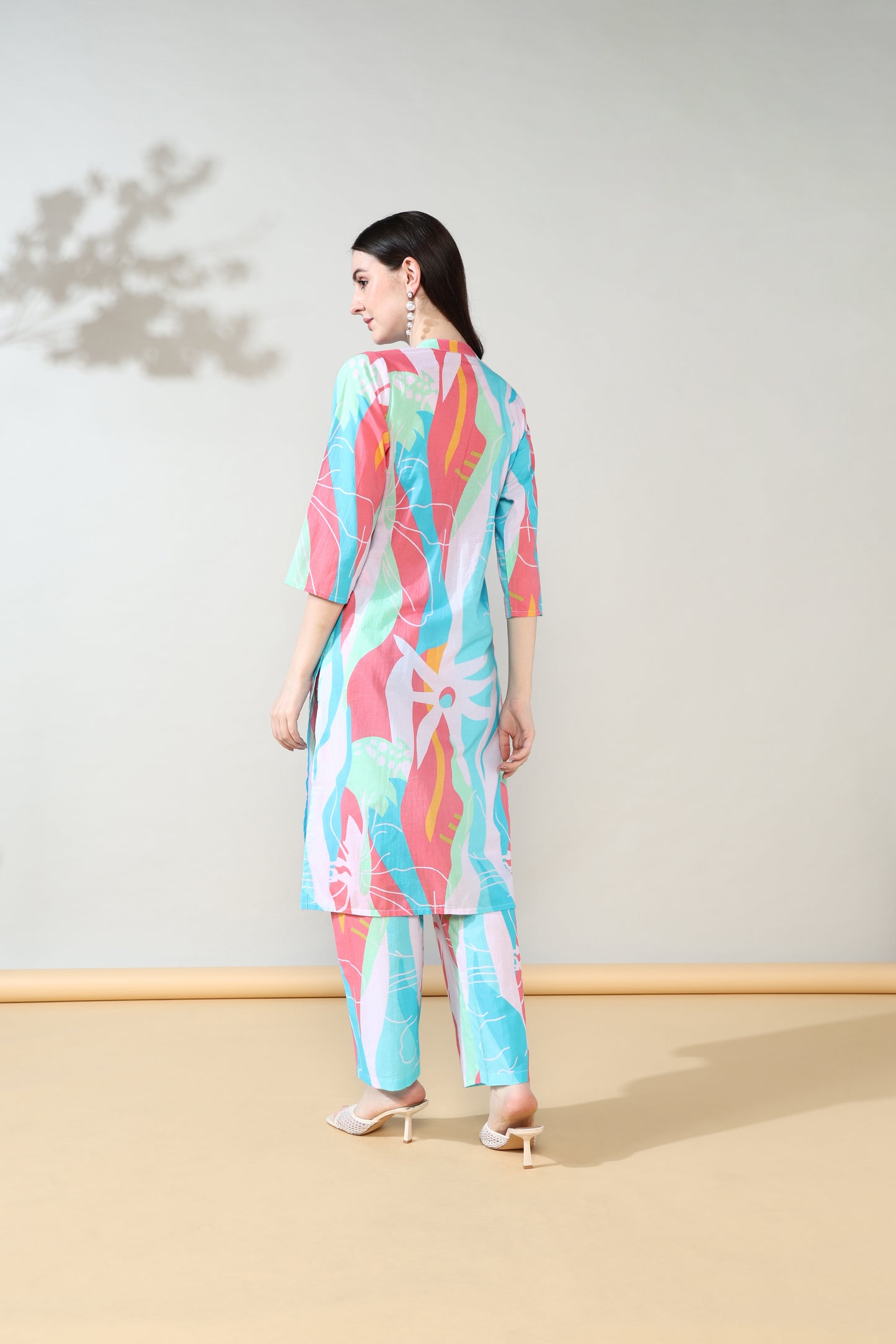 Sky Blue Summer Pure Cotton Suit set of 2