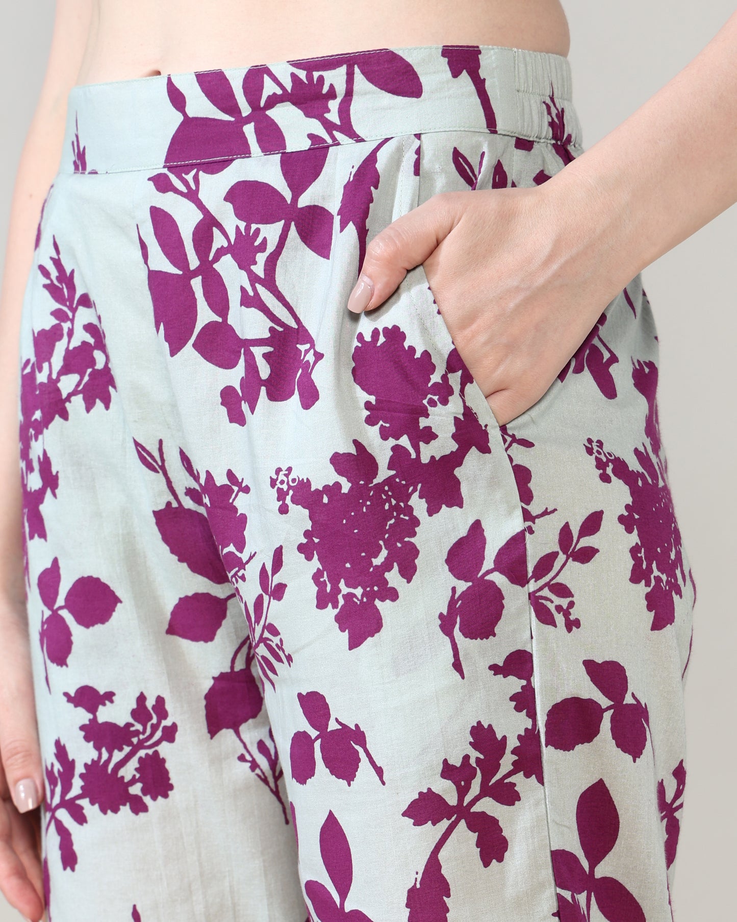 Purple hues Pure Cotton Suit Set of 2