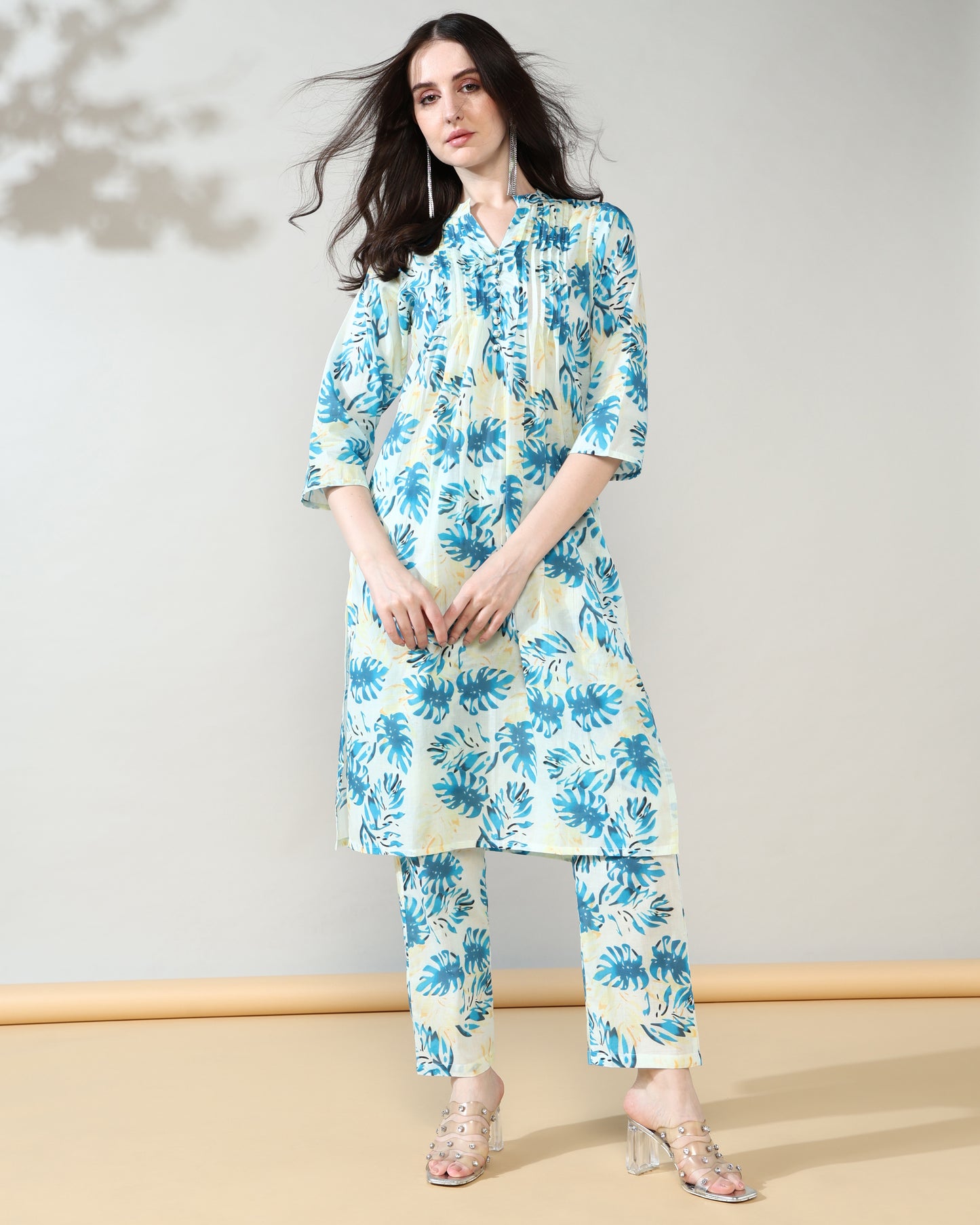 Sky leaves Pure Cotton Suit Set of 2