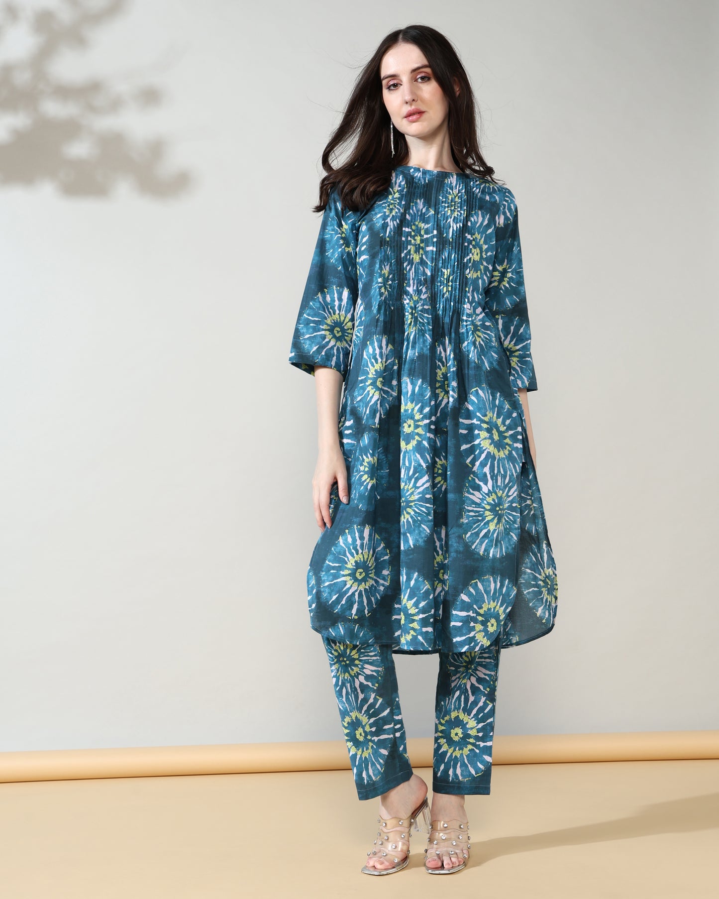 Blue Dabbu Pure Cotton Suit Set of 2