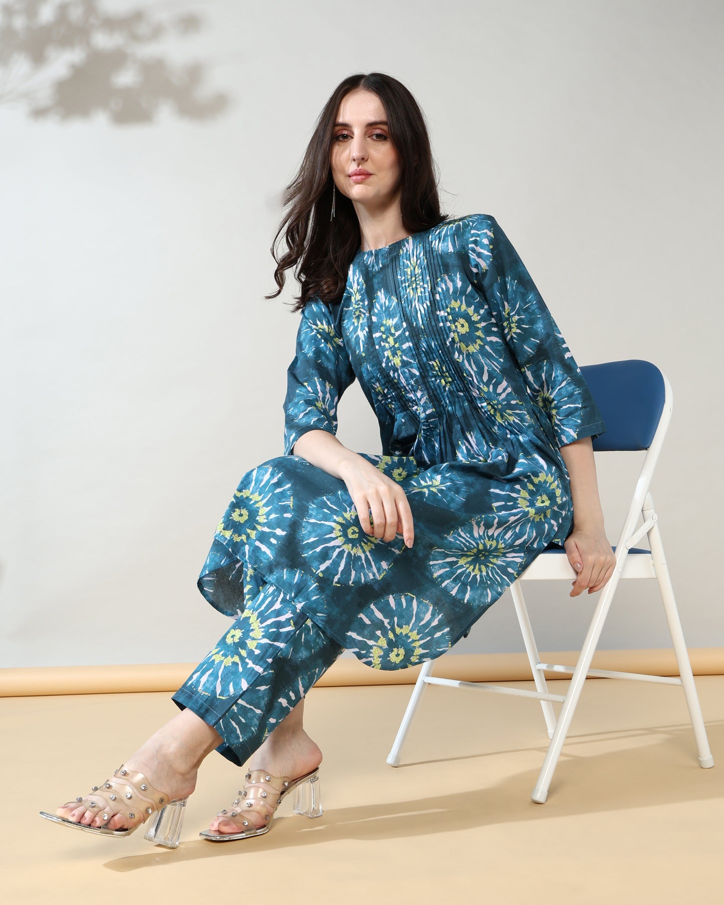 Blue Dabbu Pure Cotton Suit Set of 2