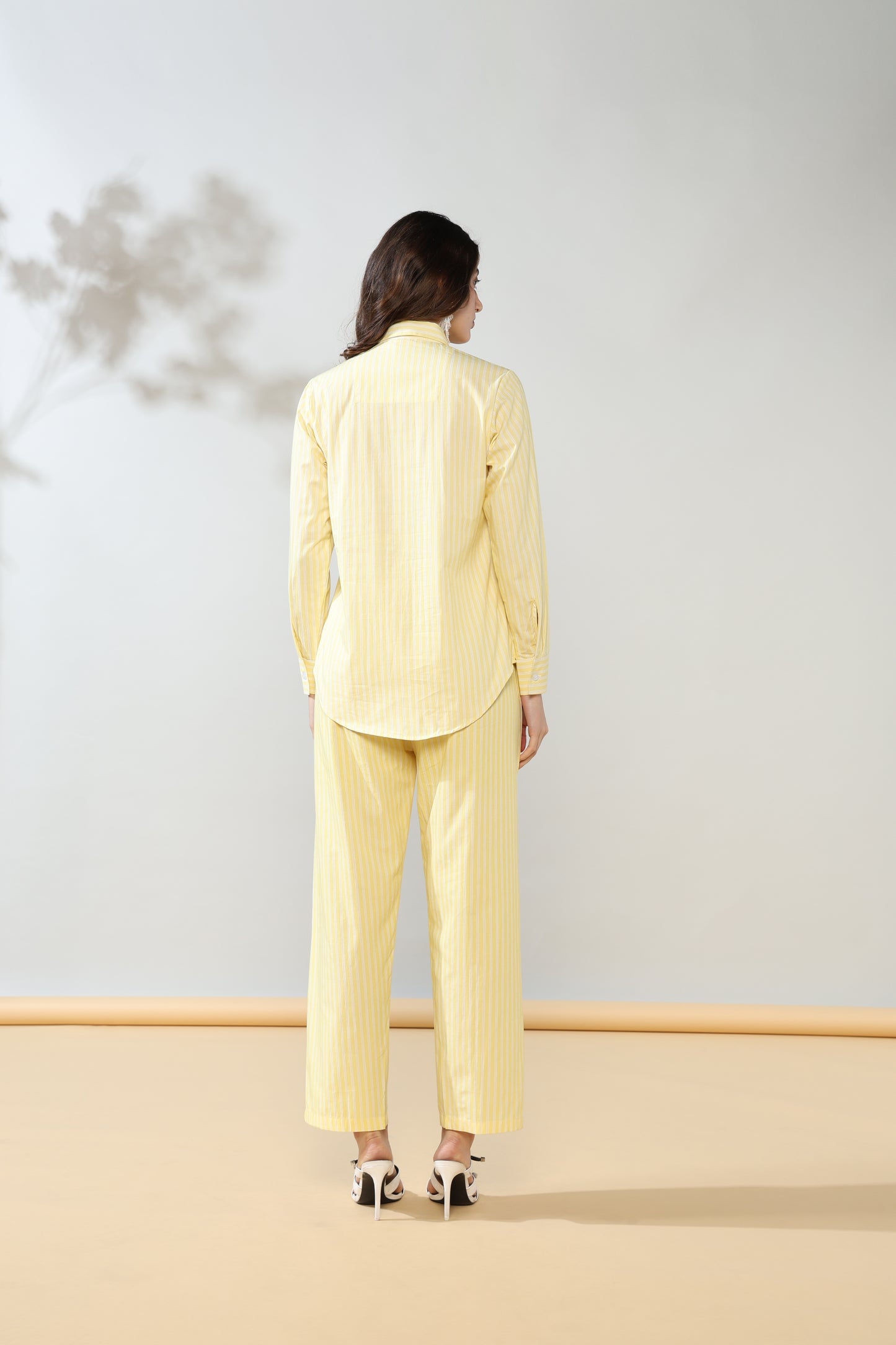 Sunkissed Yellow Pure Poplin Cotton Coord set of 2