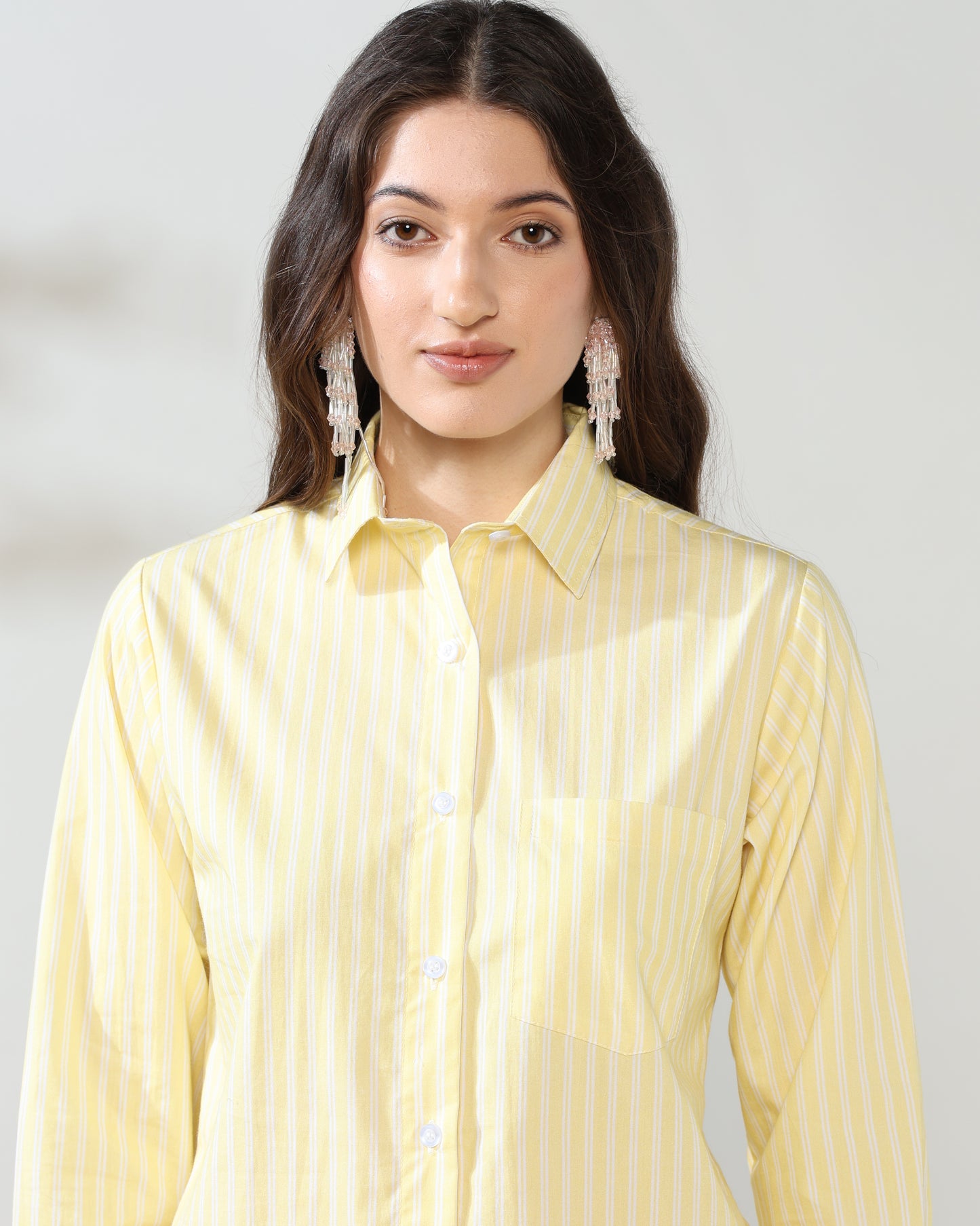 Sunkissed Yellow Pure Poplin Cotton Coord set of 2
