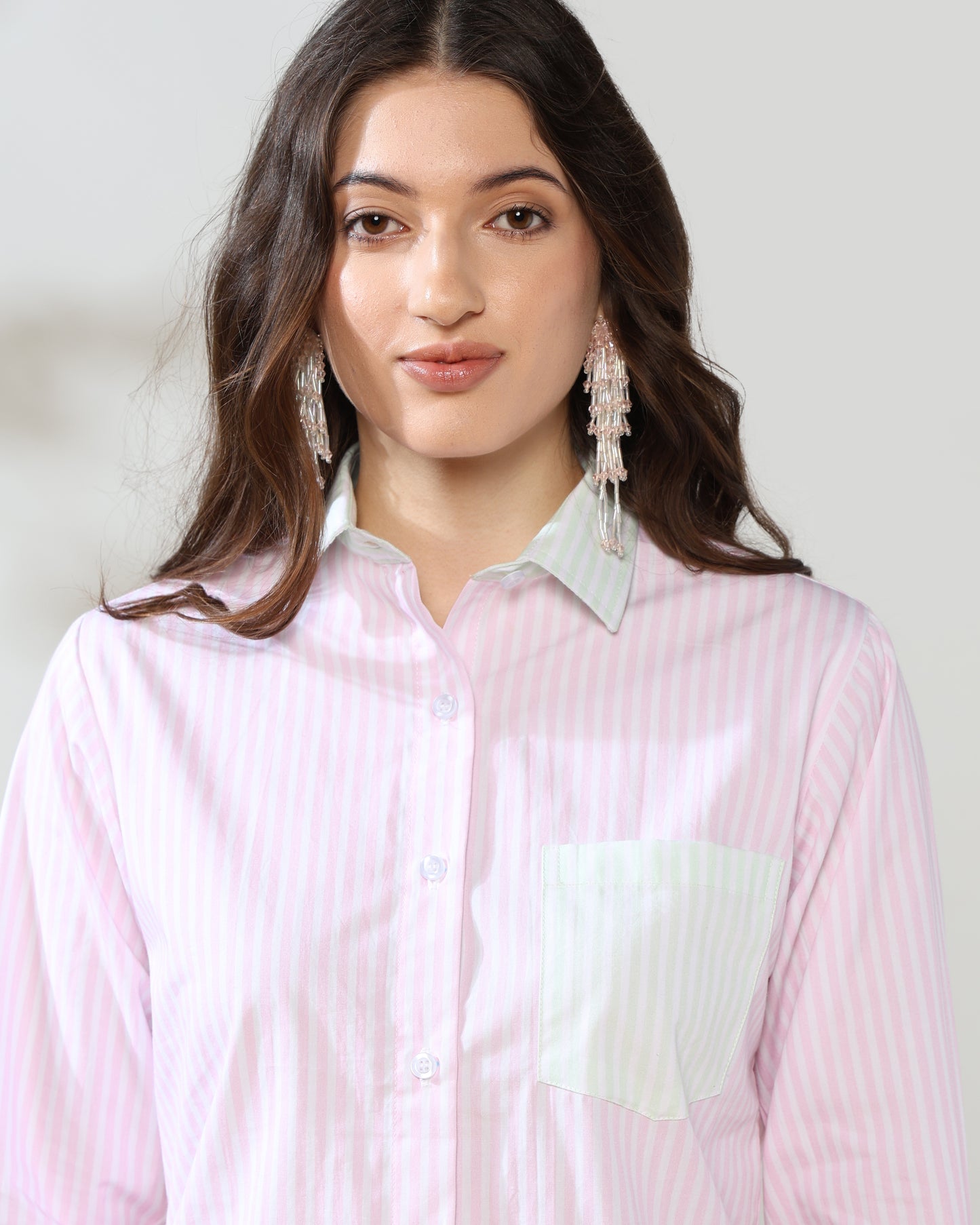 Pink love Pure Poplin Cotton Co-ord Set of 2