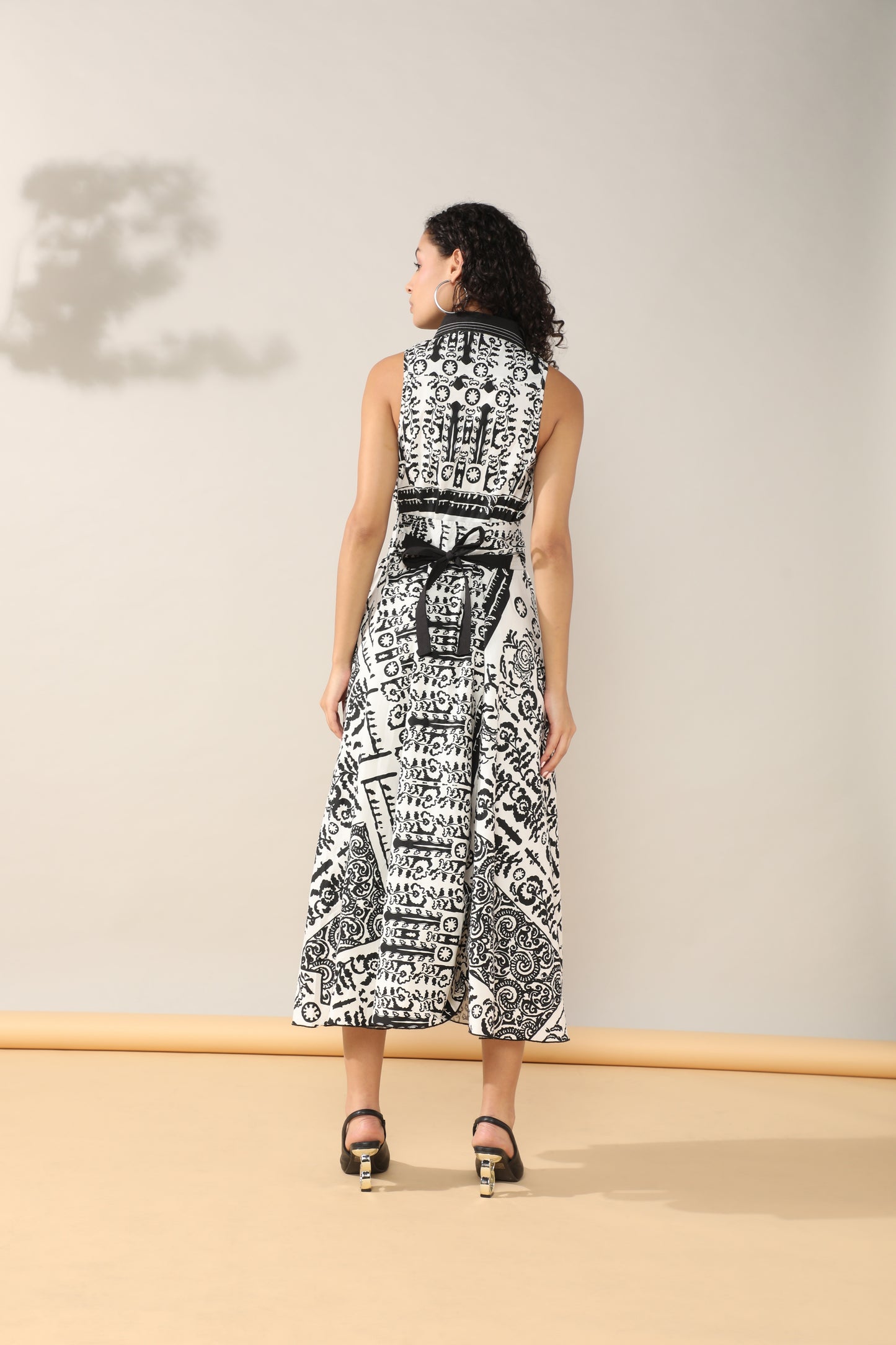 Boho Blossom long dress with belt