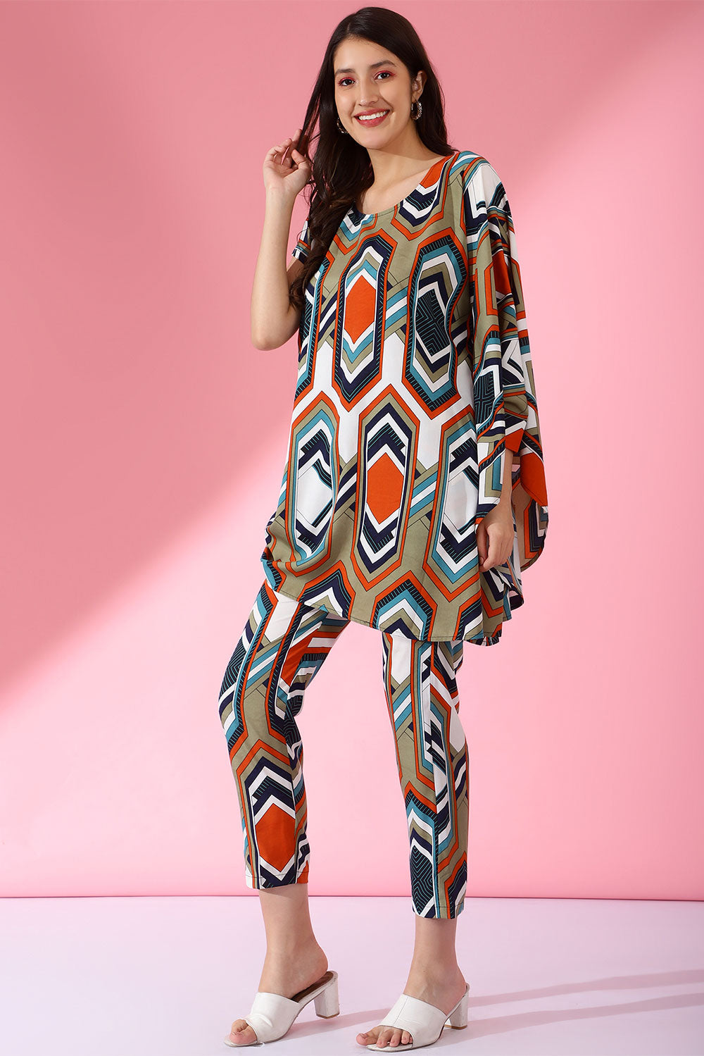 Caribbean Cruise Kaftan Style Coord Set