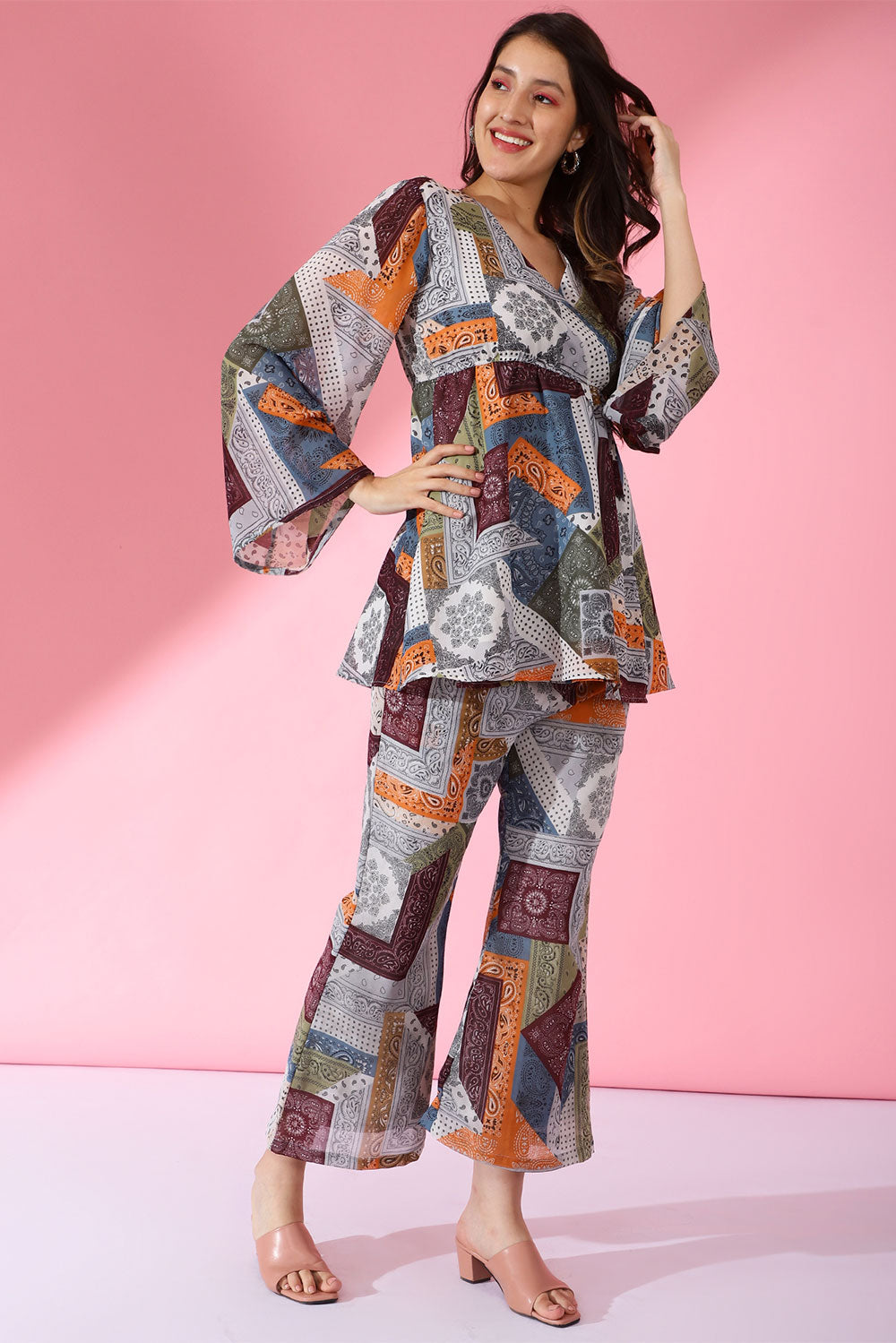 Sahara Sands Kaftan Style Coord Set