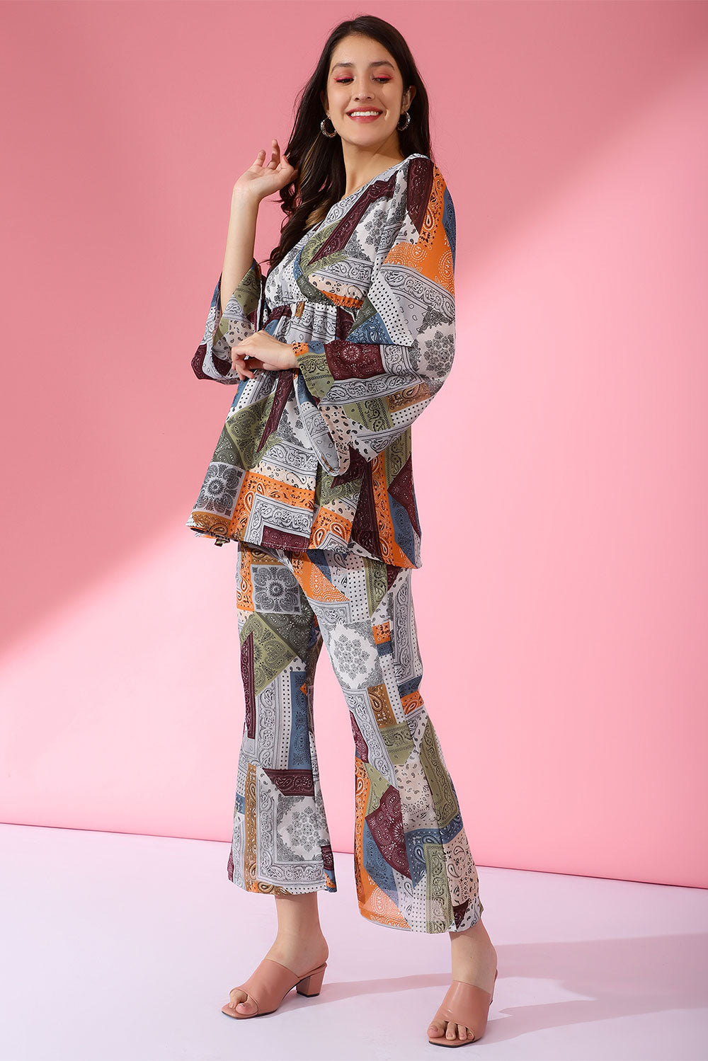 Sahara Sands Kaftan Style Coord Set