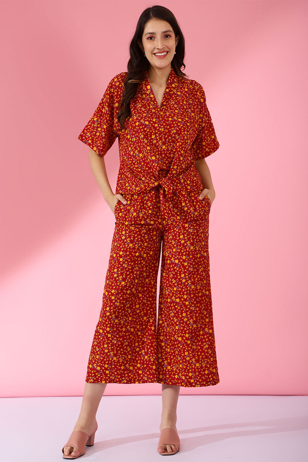 Floral Print Cotton muslin Coord Set