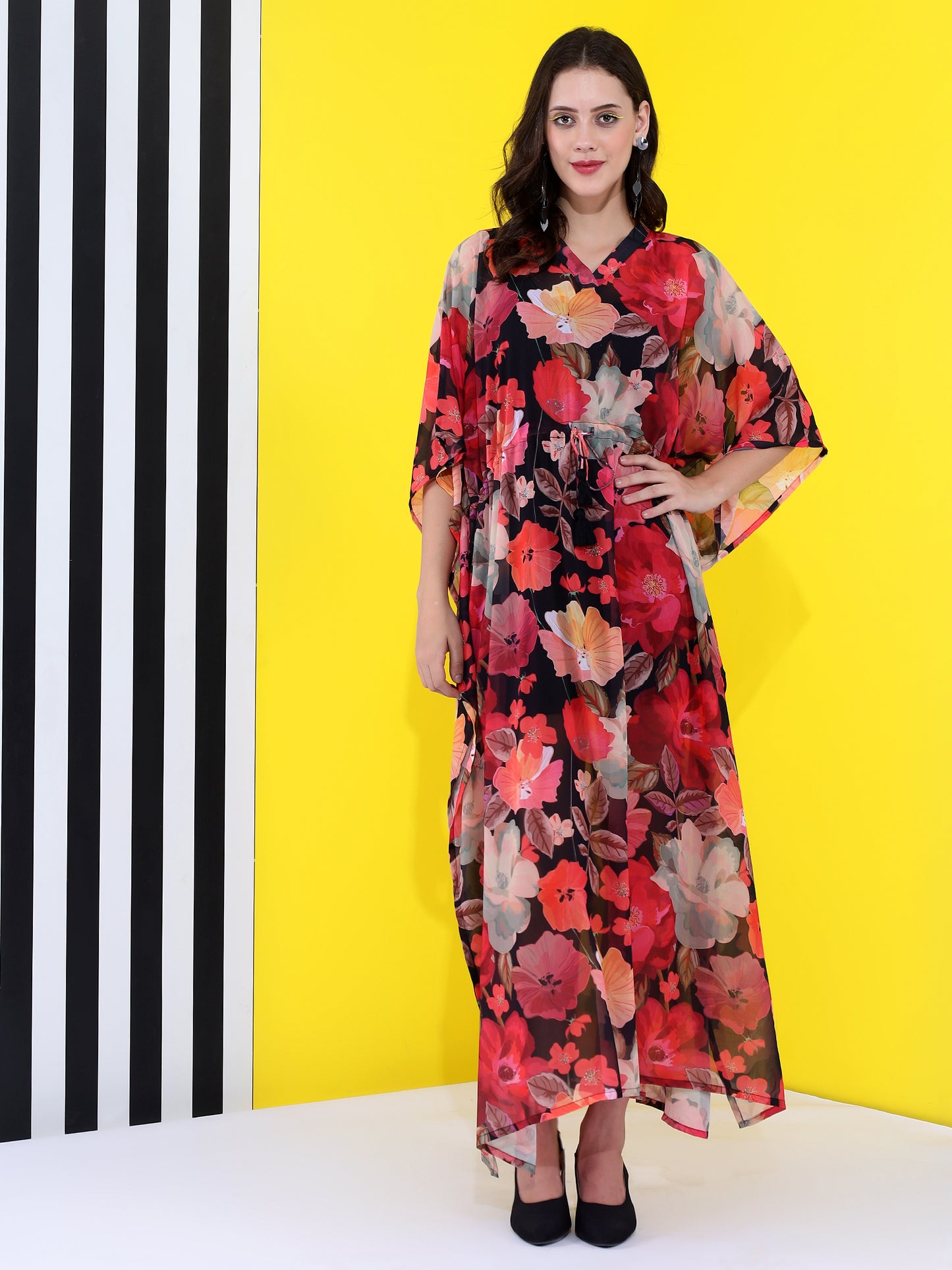 Floral beauty Long Kaftan
