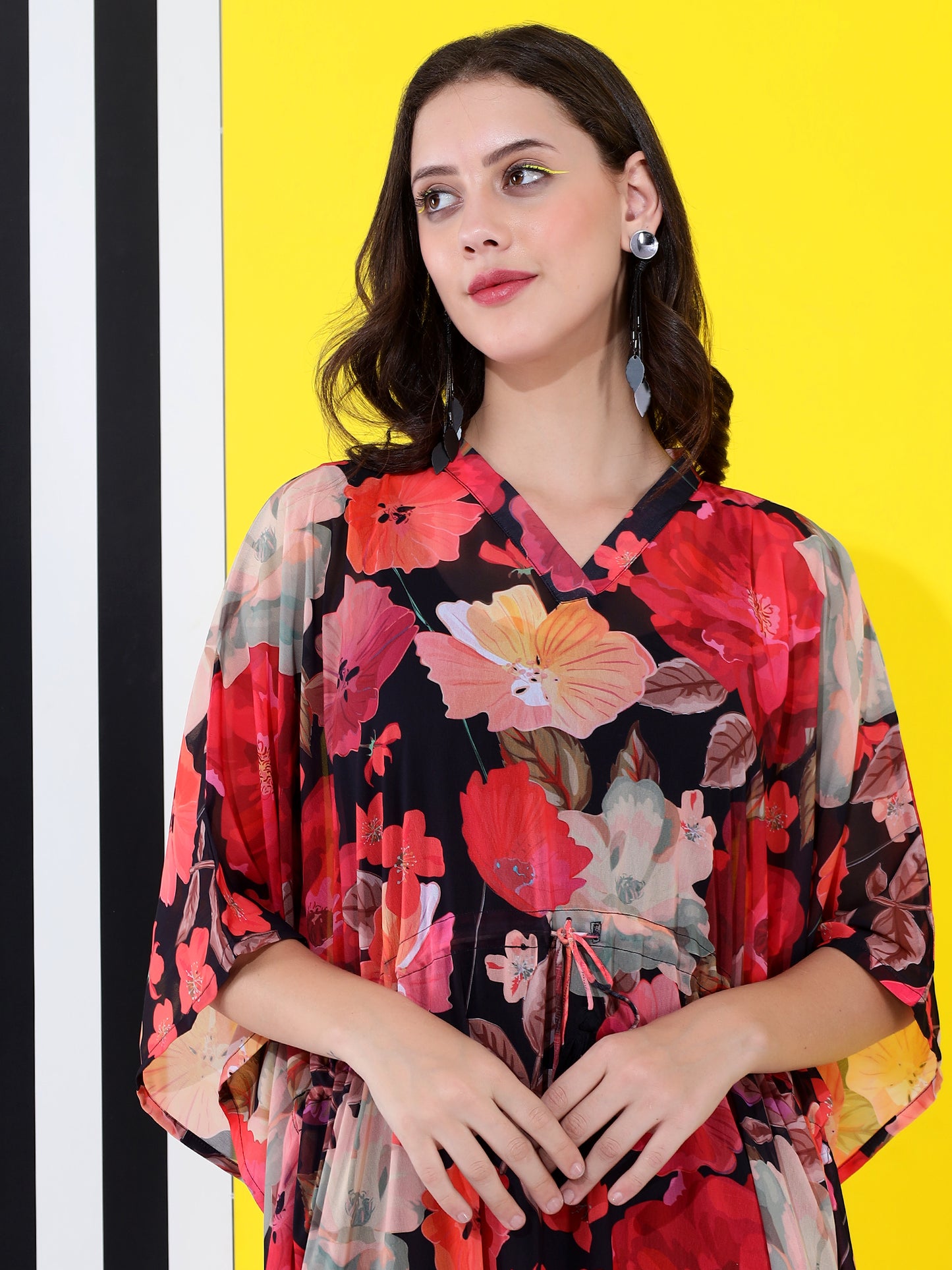 Floral beauty Long Kaftan