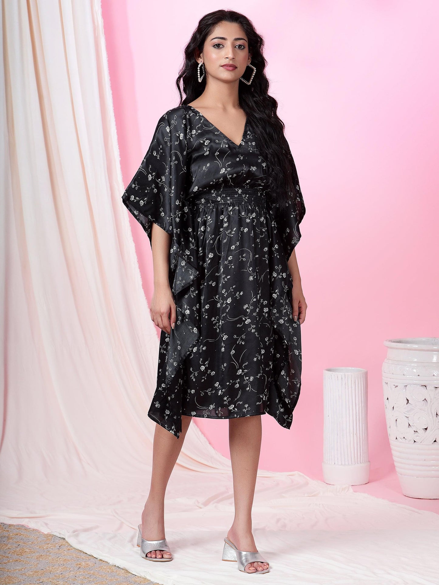 Enchanted Empress Printed Kaftan Dress