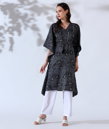 Quirky Drapery Kaftan Style Suit -Set of 2